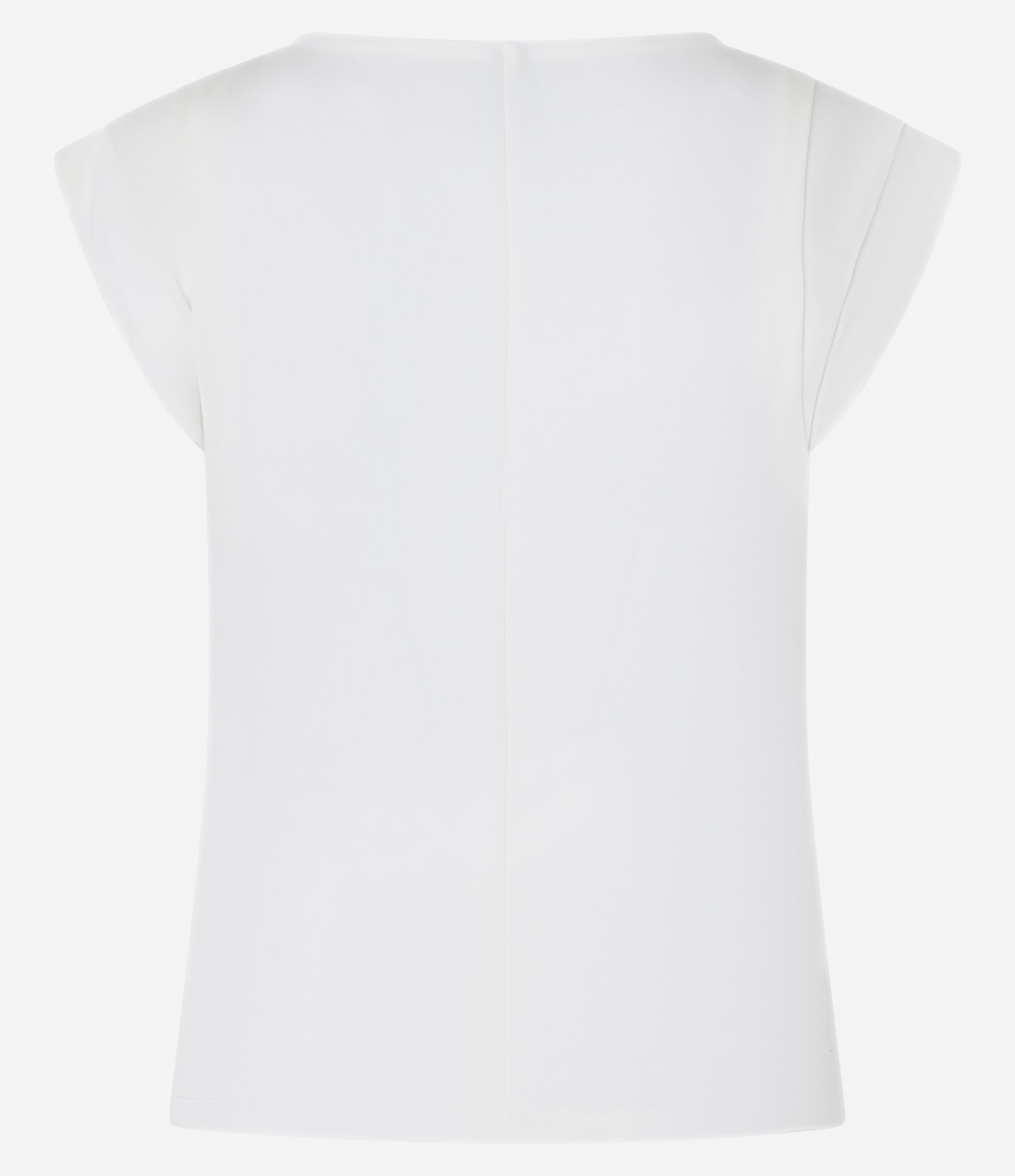 Blusa em Viscose com Pregas nos Ombros Branco 5