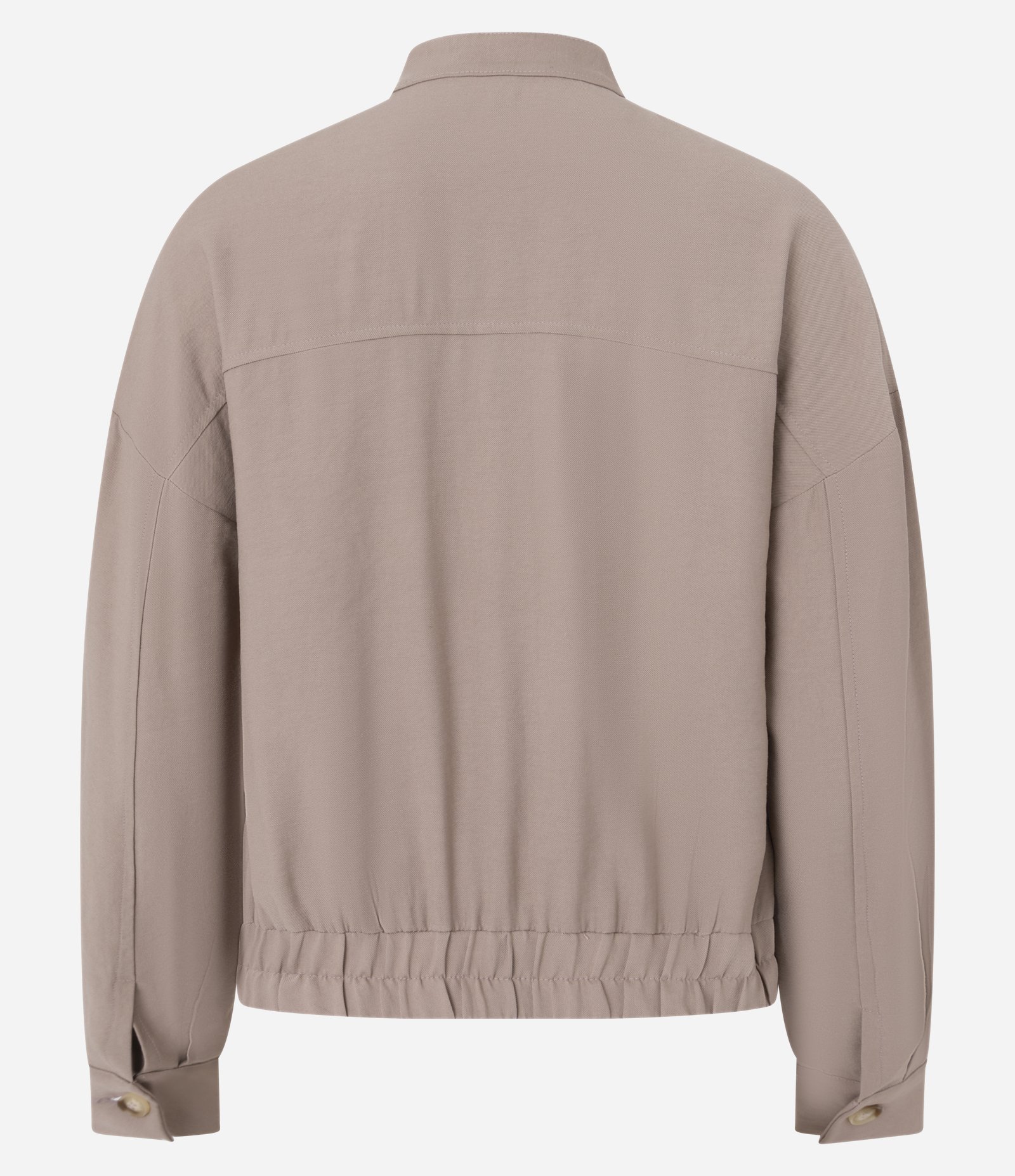 Jaqueta Alfaiatada em Viscose com Gola Padre e Bolsos Cargo Marrom 6