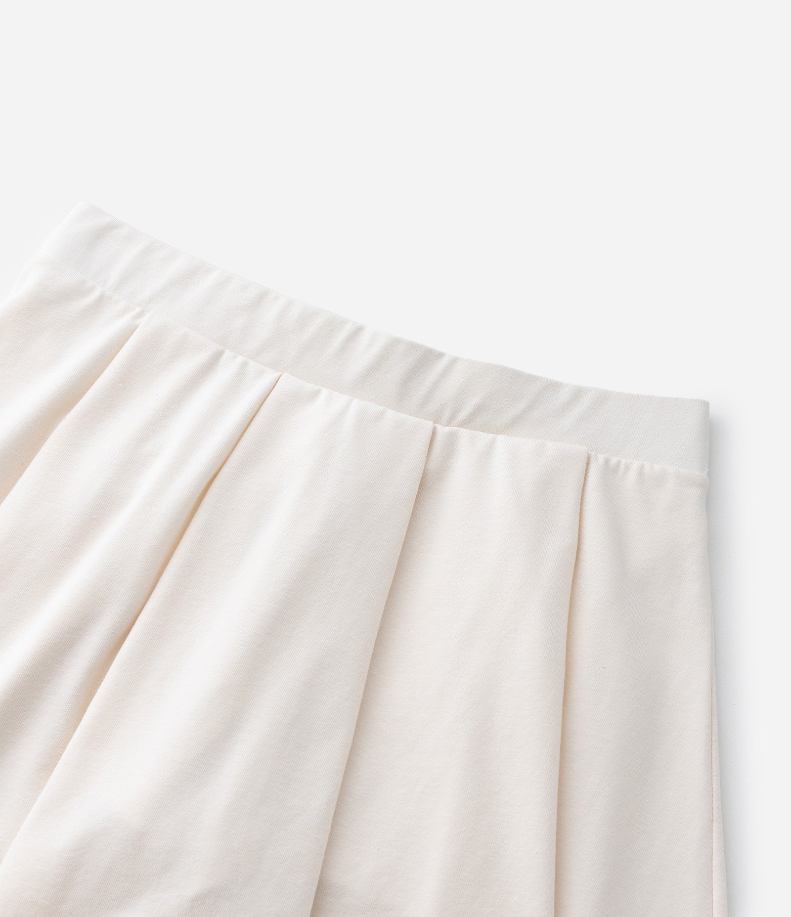 Short Saia Infantil com Pregas - Tam 5 a 14 Anos Off White 6