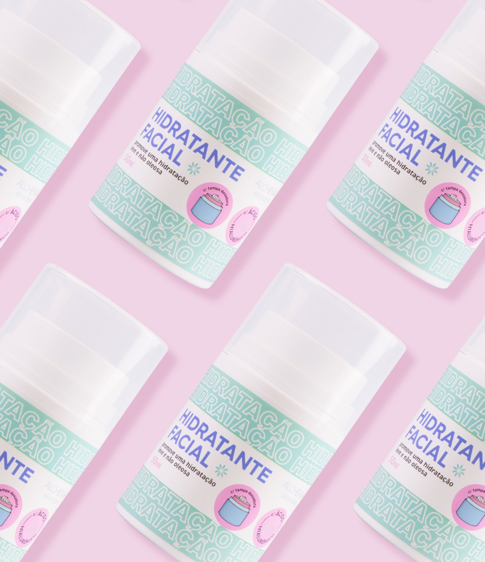 Hidratante Facial com Tampa Dosadora Alchemia 50ml 5