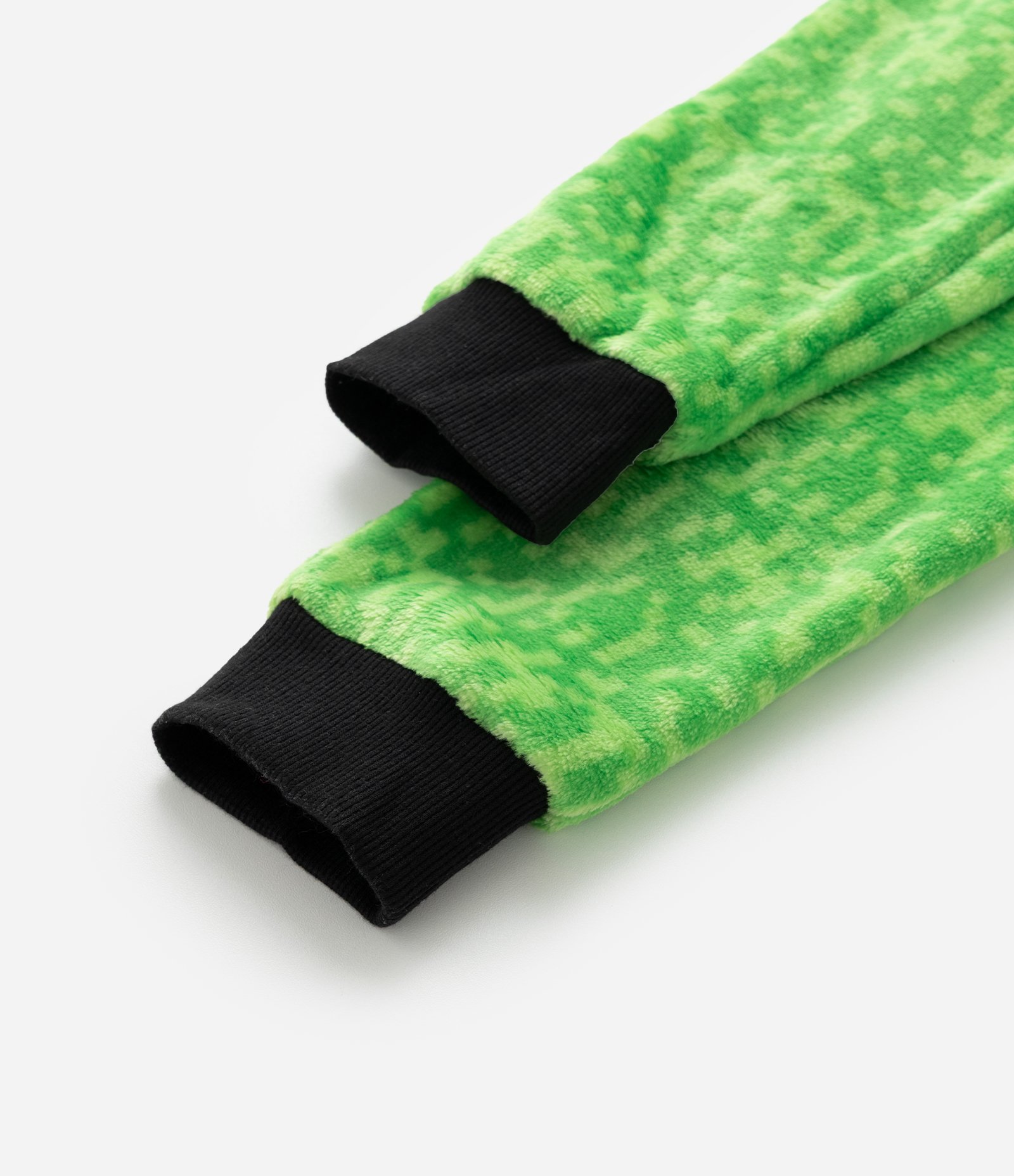 Pijama Jumper Infantil em Fleece com Bordado do Minecraft - Tam 5 a 14 Anos Verde 8