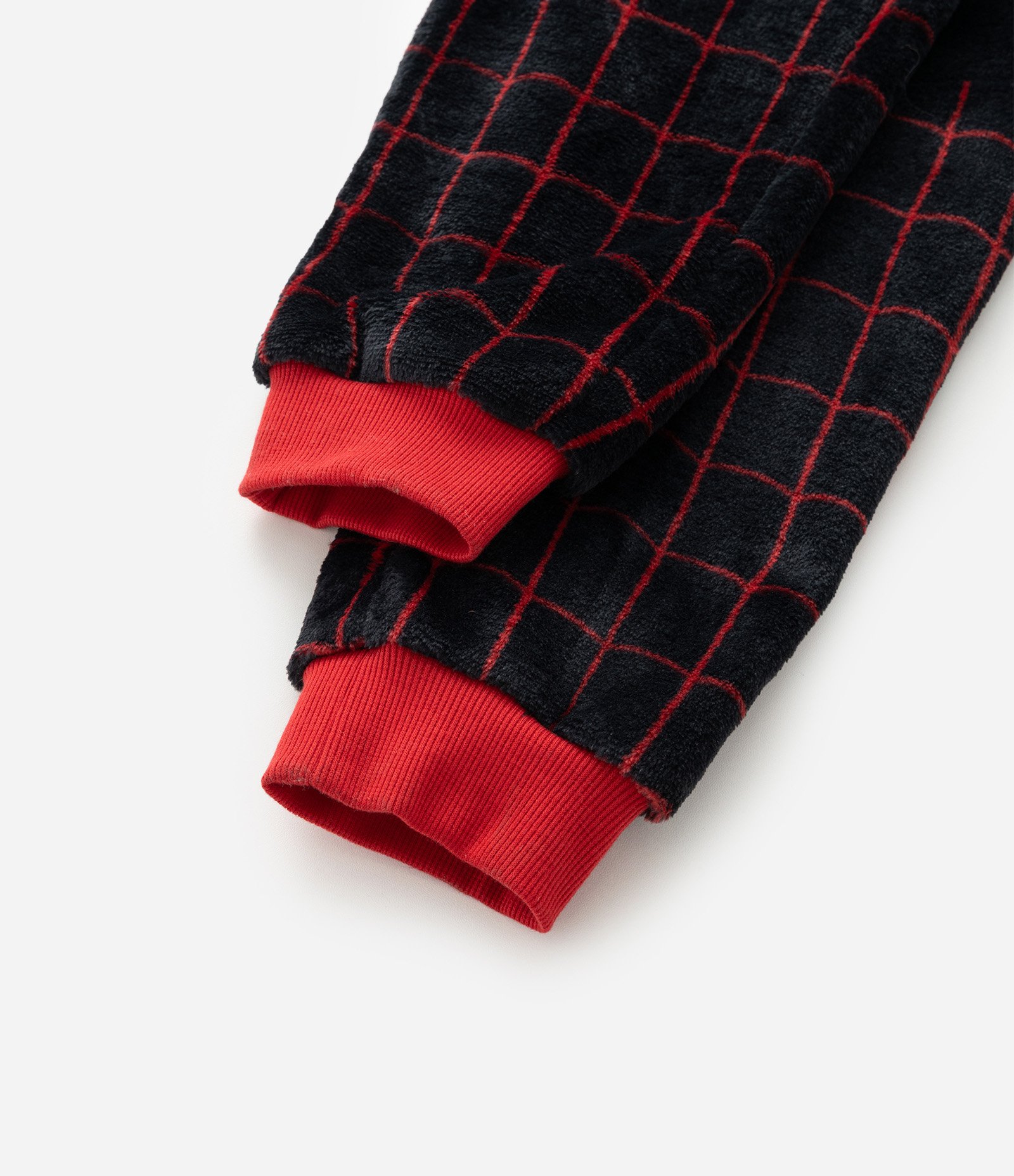 Pijama Jumper Infantil em Fleece com Bordado Homem Aranha - Tam 4 a 14 Anos Preto 5