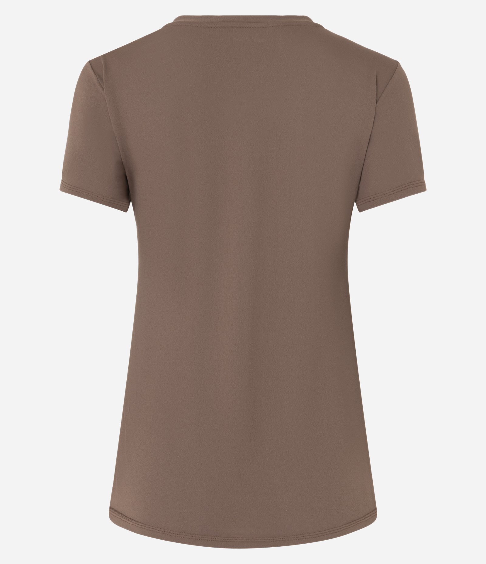 Camiseta Esportiva Texturizada com Estampa Move Marrom 5