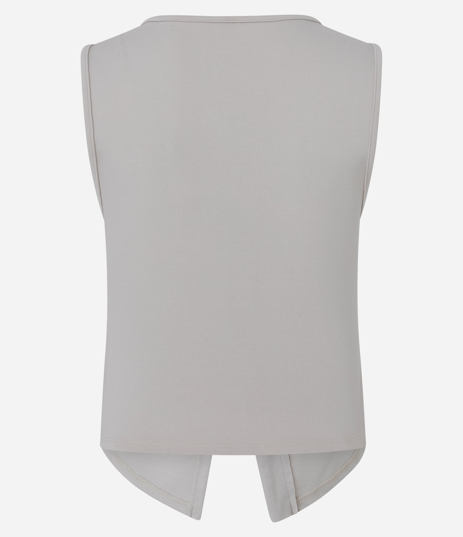 Colete Curto em Ponto Roma Cinza 5