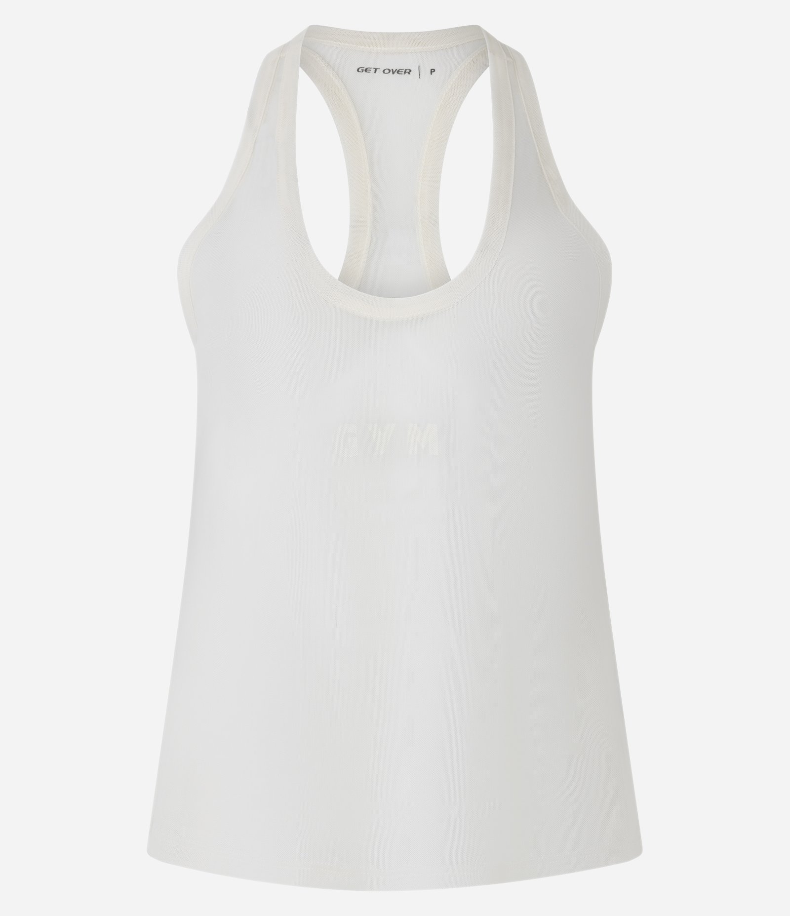 Regata Nadador Esportiva em Tule com Fendinha Branco 6