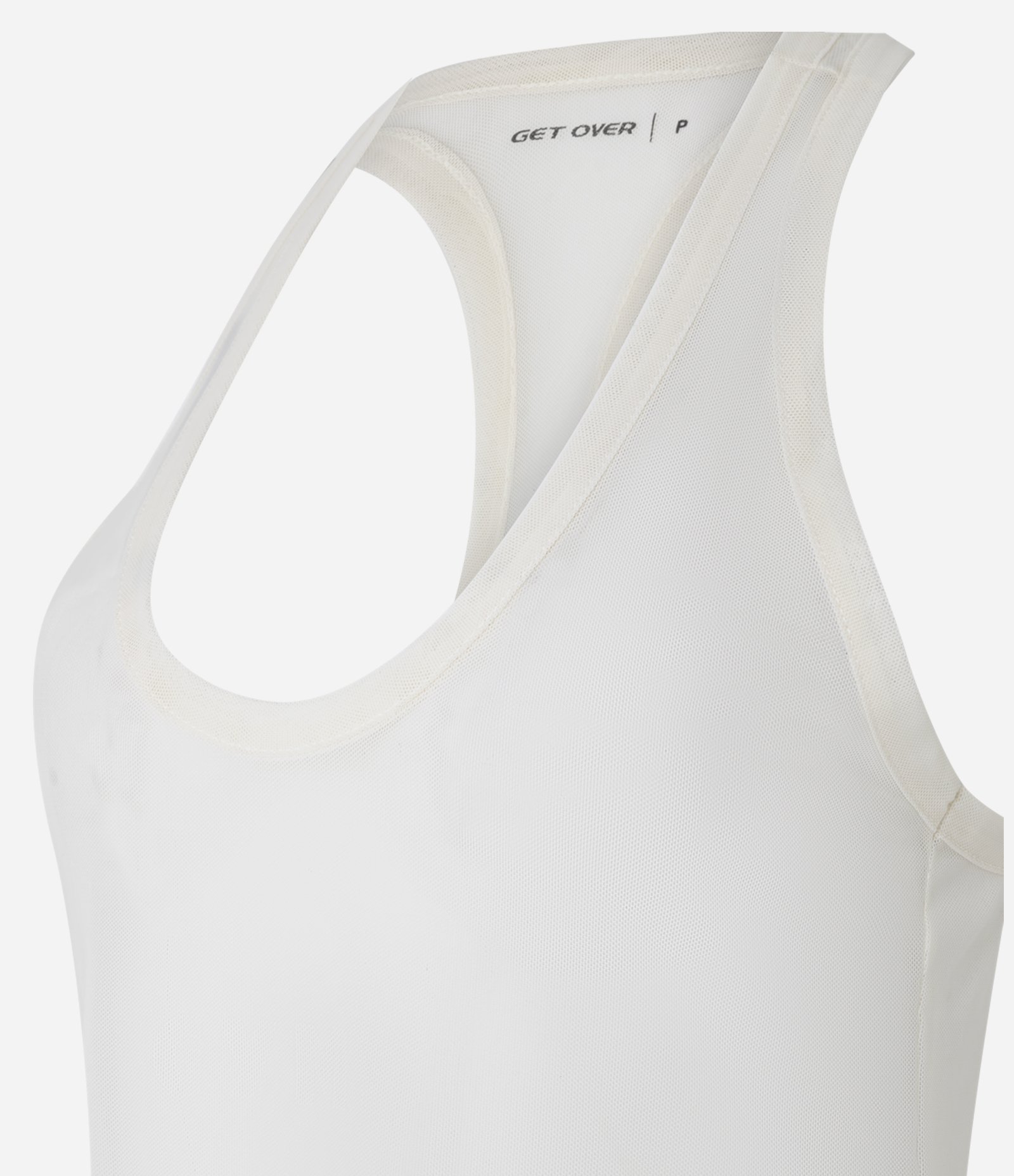 Regata Nadador Esportiva em Tule com Fendinha Branco 7