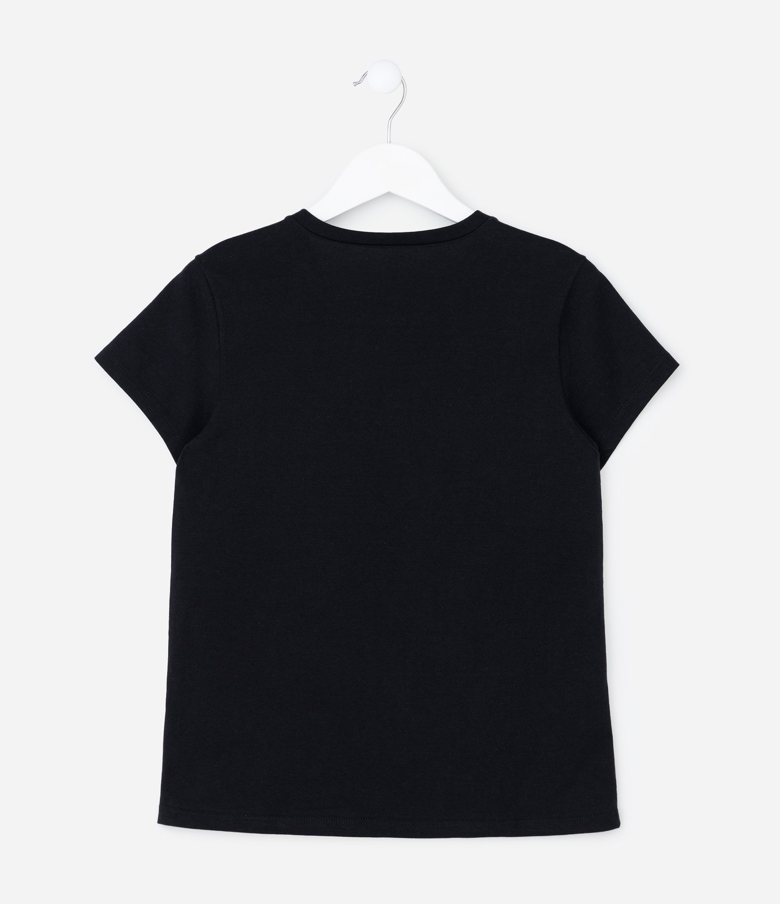 Camiseta Infantil com Estampa Esquelo - Tam 5 a 14 Anos Preto 3