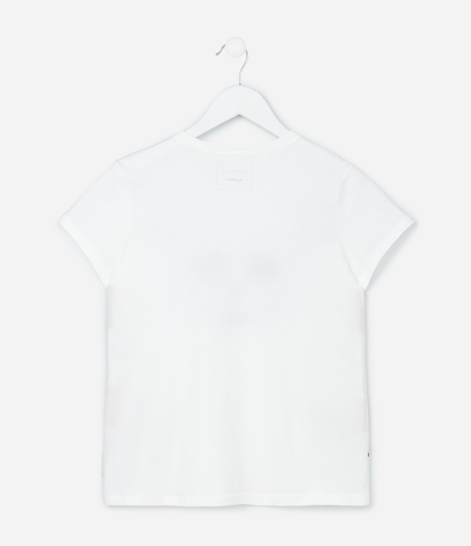 Camiseta Infantil Halloween com Estampa de Caveira e Arranhão de Sangue - Tam 5 a 14 Anos Branco 3