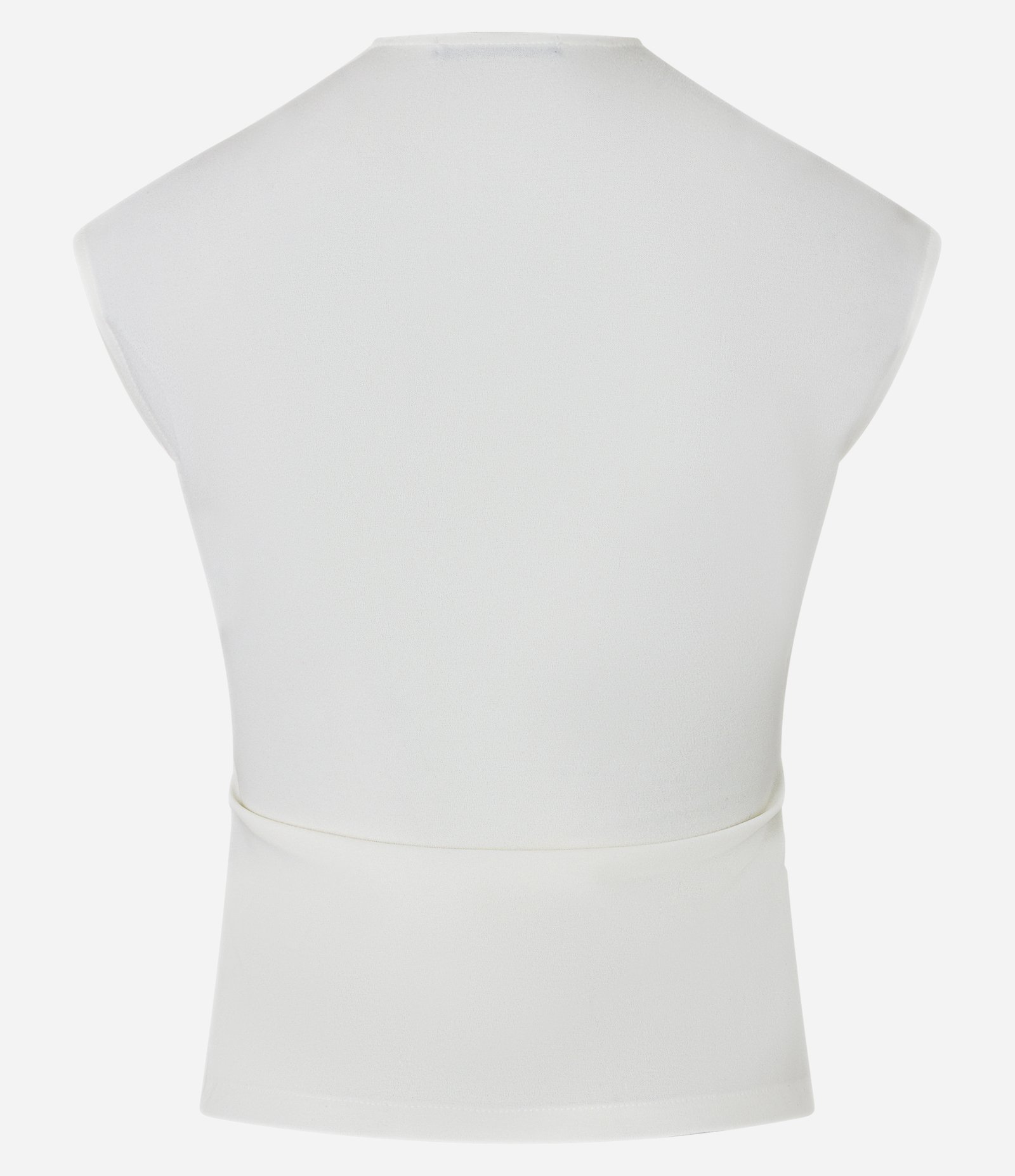 Blusa em Orly com Grampo de Metal no Transpasse Off White 9