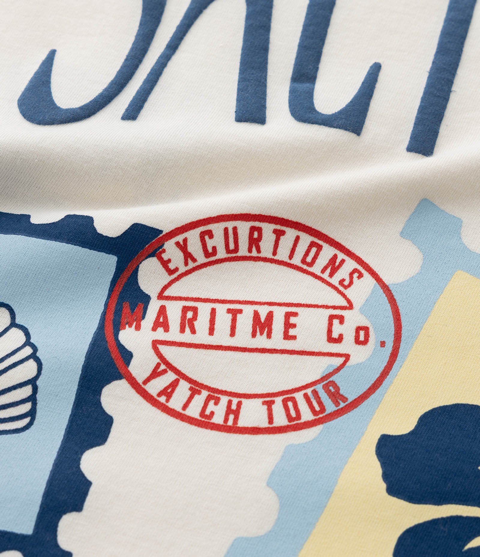 Camiseta Infantil com Estampa Selos SaltyCo - Tam 5 a 14 Anos Off White 5