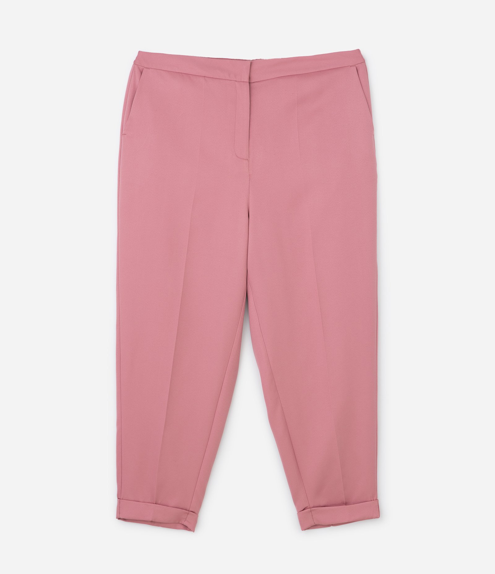 Calça Cenoura em Alfaiataria Curve & Plus Size Rosa 5