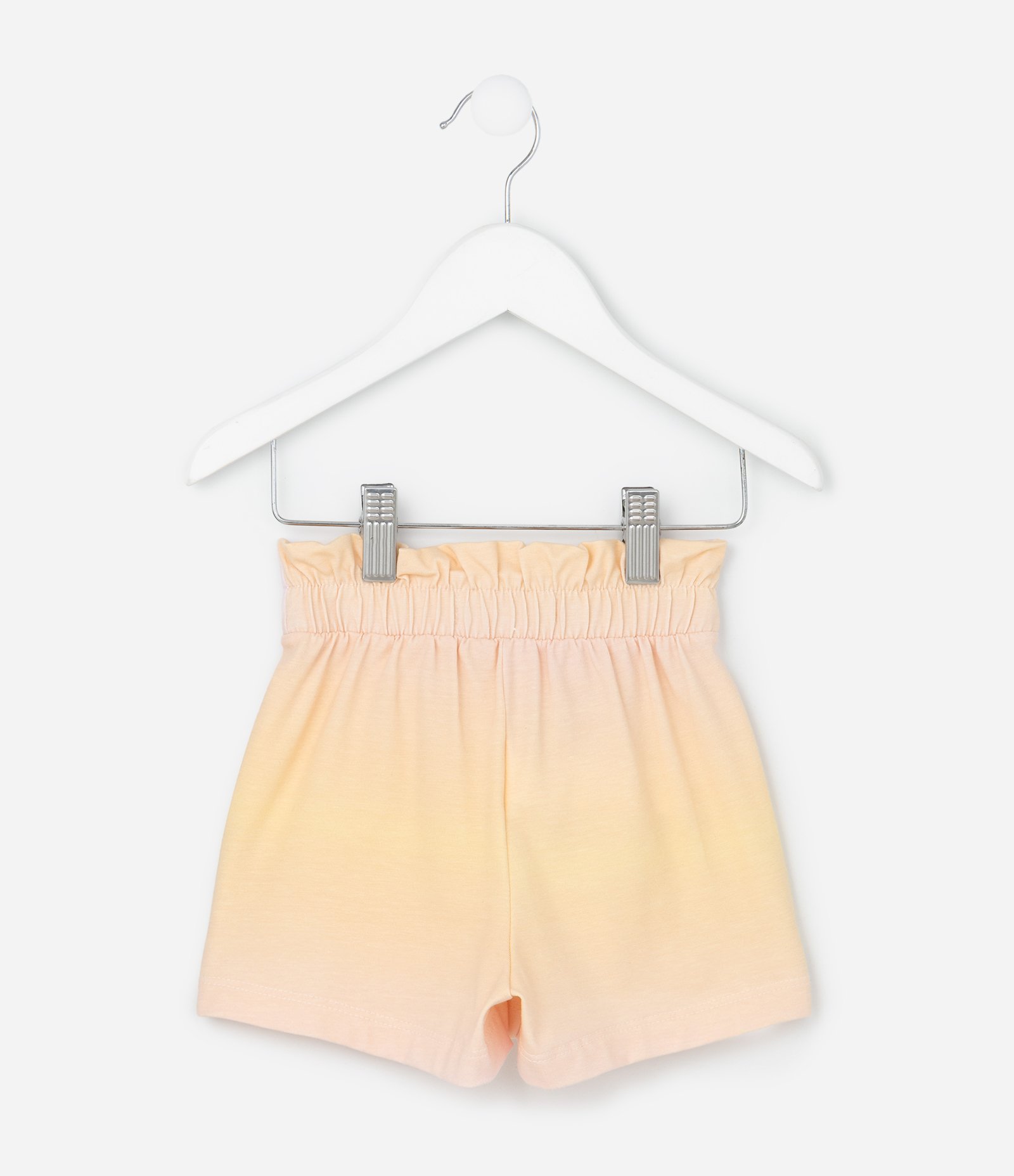 Short Clochard Infantil em Cotton com Estampa Tie Dye - Tam 1 a 6 Anos Rosa 2