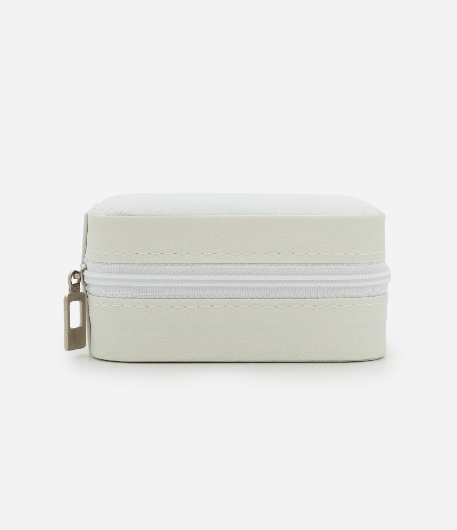 Porta Joias em PU com Divisórias Off White 1