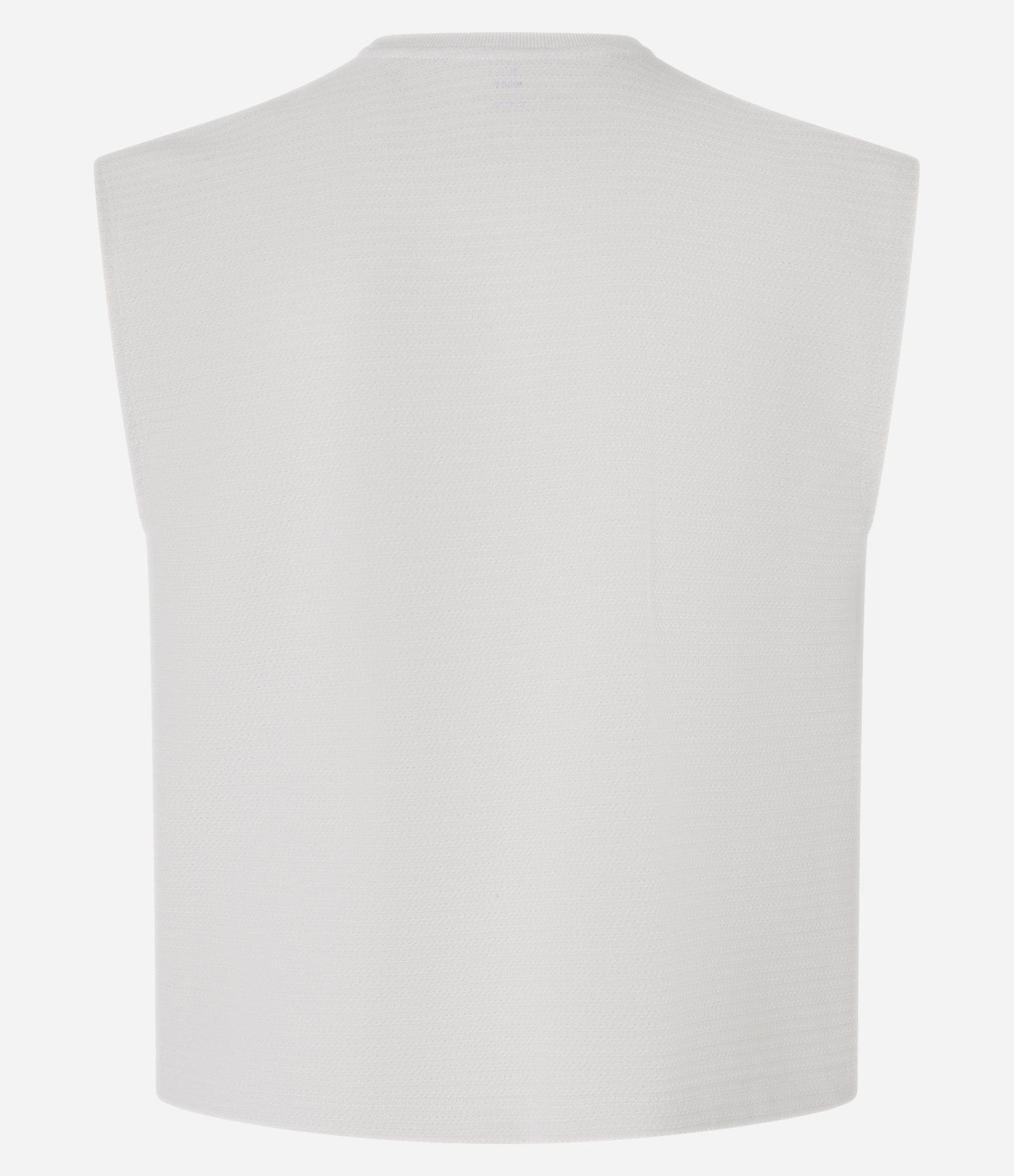 Regata Boxy em Algodão Texturizada Bege 7