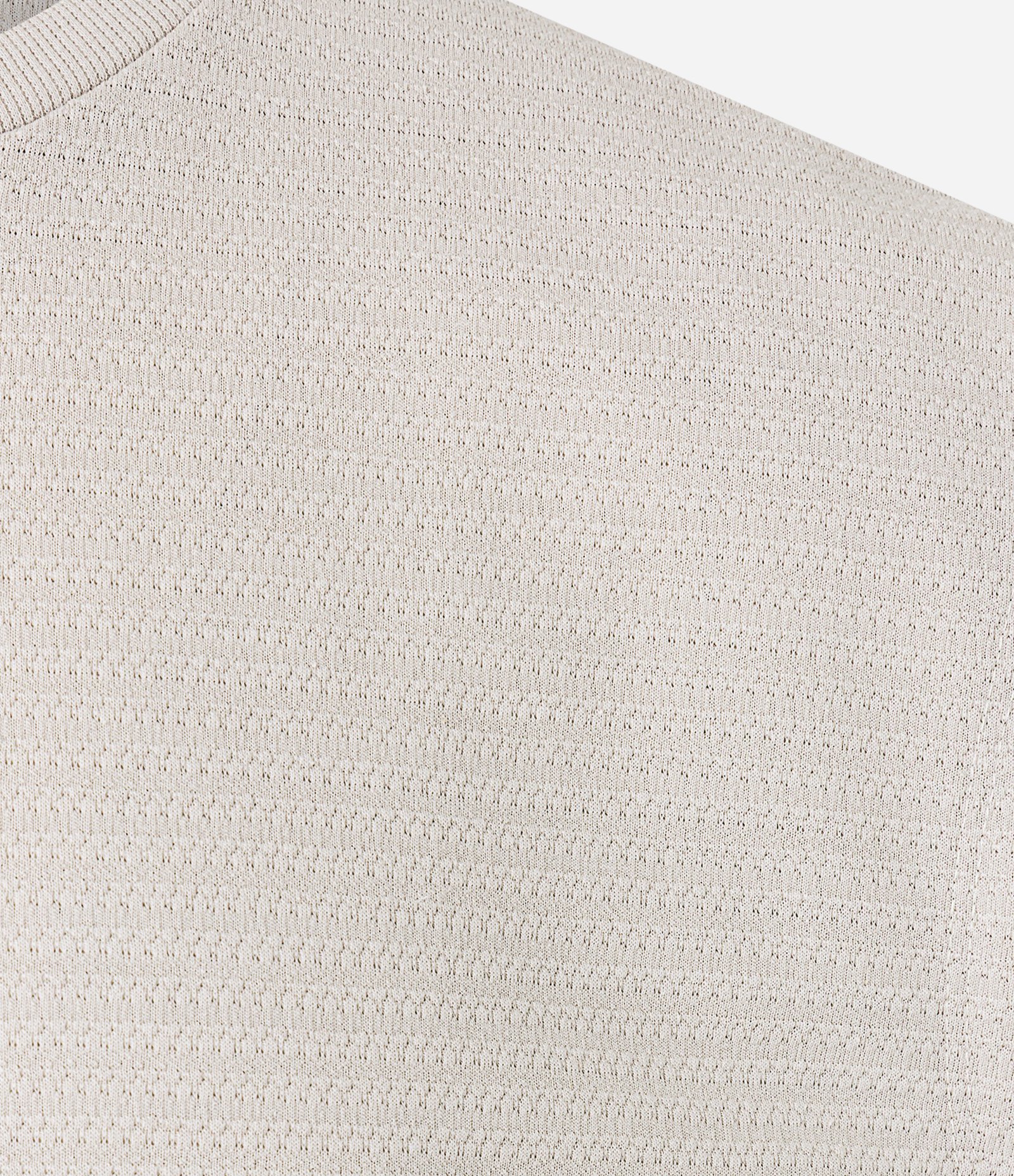 Regata Boxy em Algodão Texturizada Bege 8