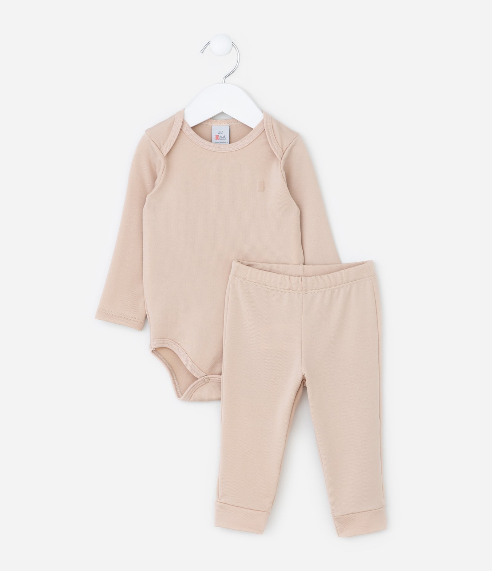 Conjunto Infantil Térmico Básico - Tam RN a 18 meses Bege 1