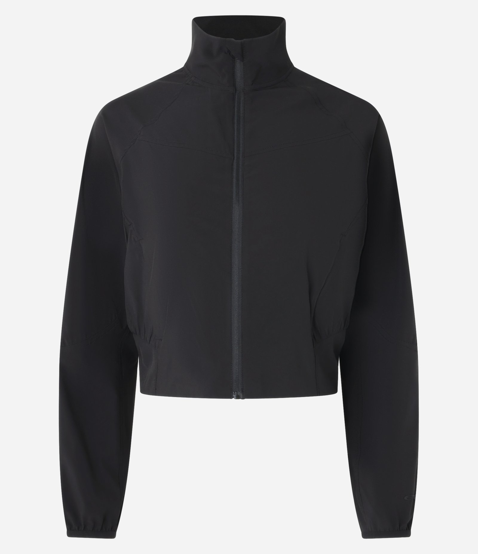 Jaqueta Corta Vento Esportiva com Gola Alto Preto 1