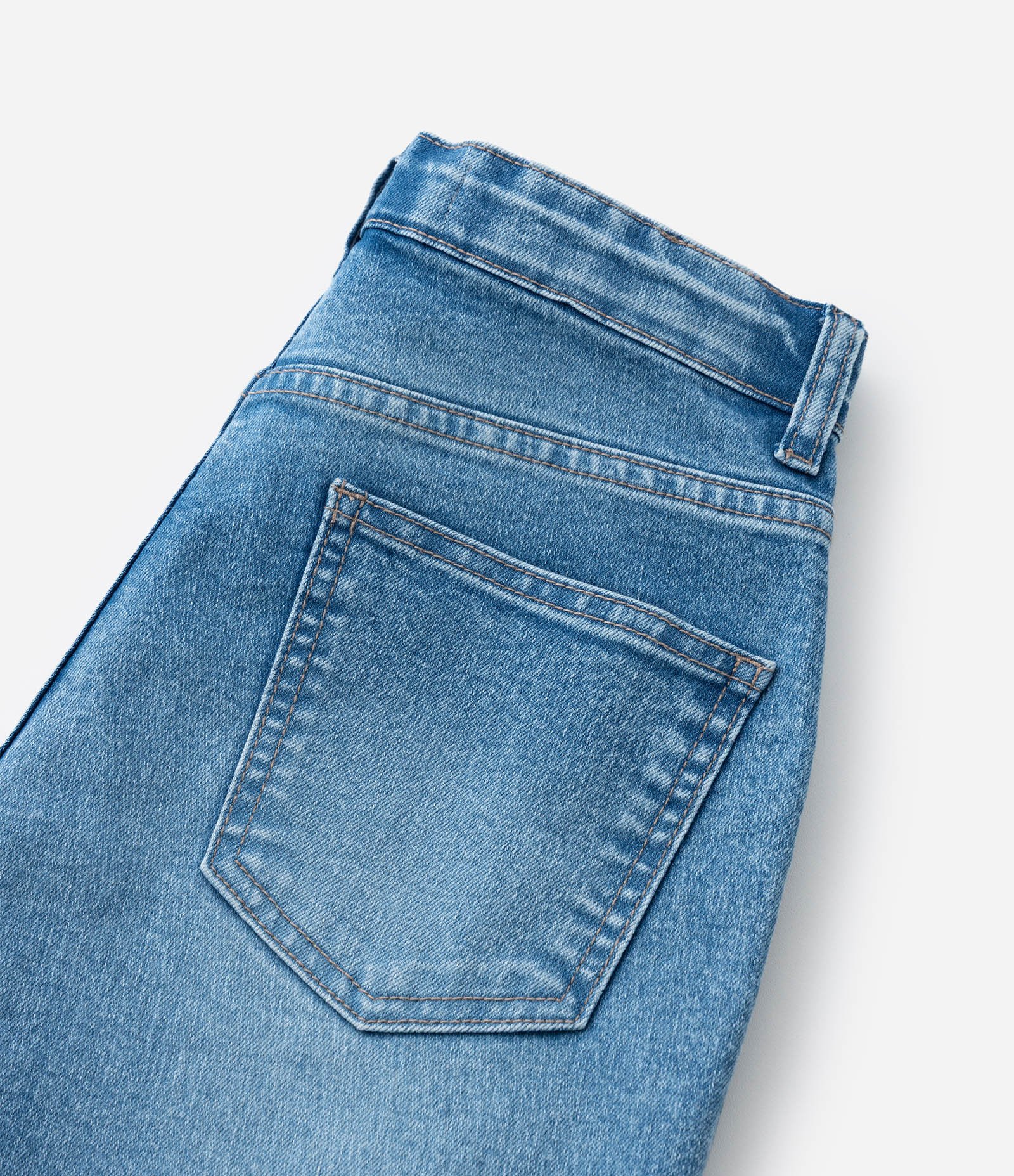 Calça Flare Infantil em Jeans - Tam 5 a 14 anos Azul 6