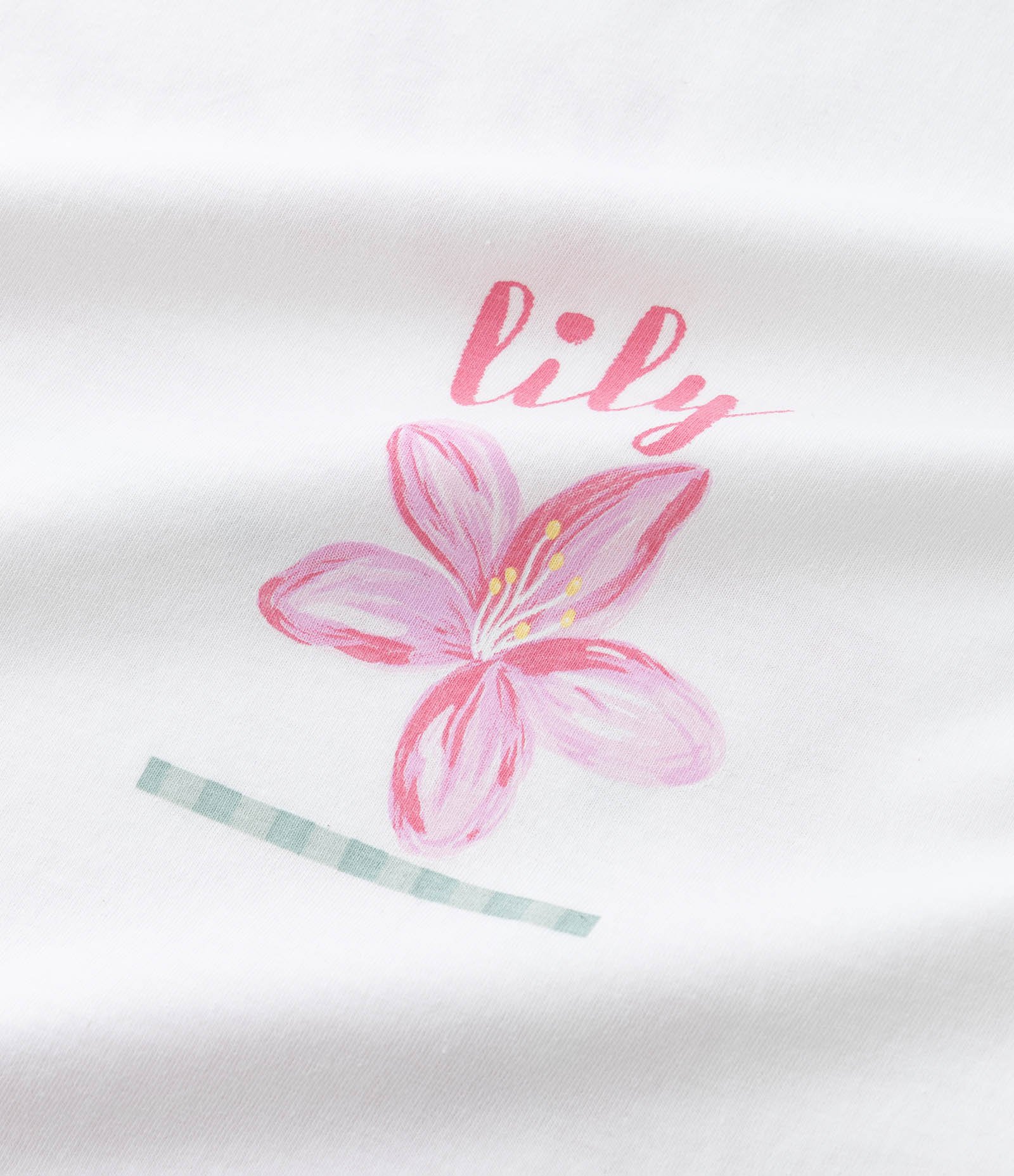 Camiseta Infantil com Estampa Floral - Tam 5 a 14 Anos Branco 6
