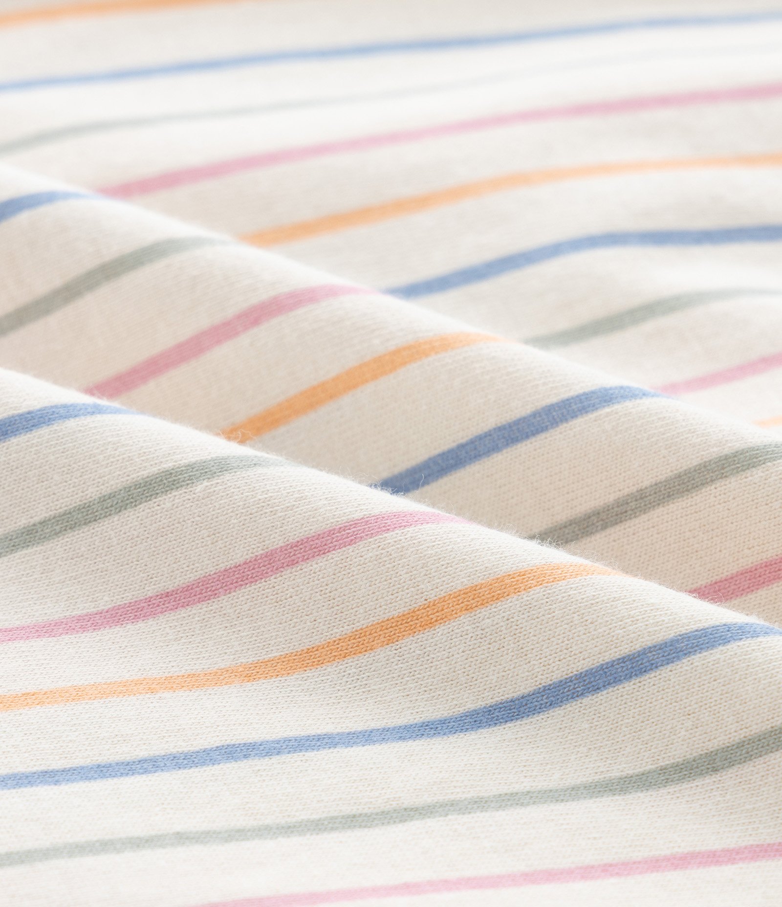 Vestido Infantil com Estampa Listrada - Tam 5 a 14 Anos Bege 3