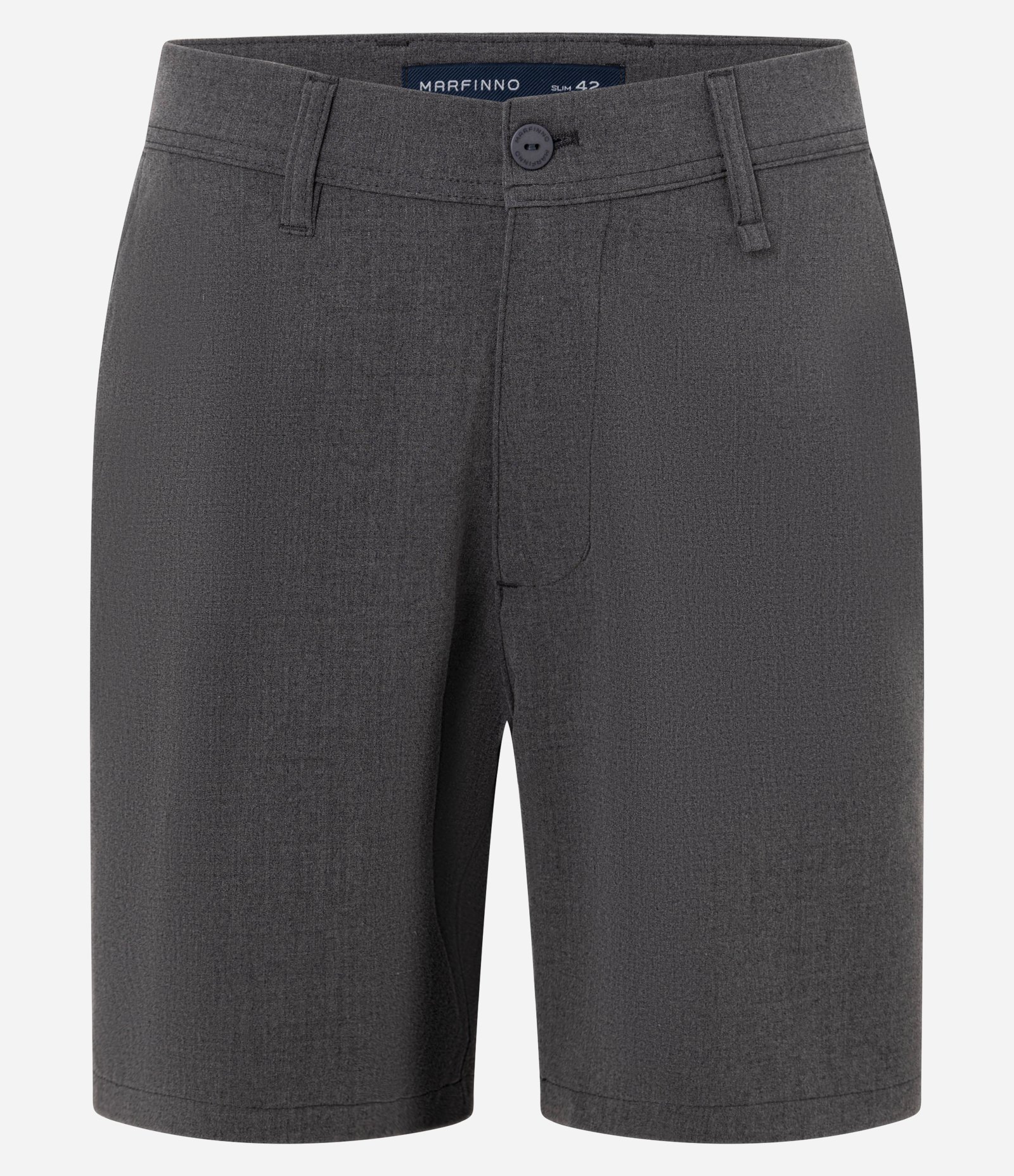 Bermuda Slim em Sarja Alfaiatada Cinza 6