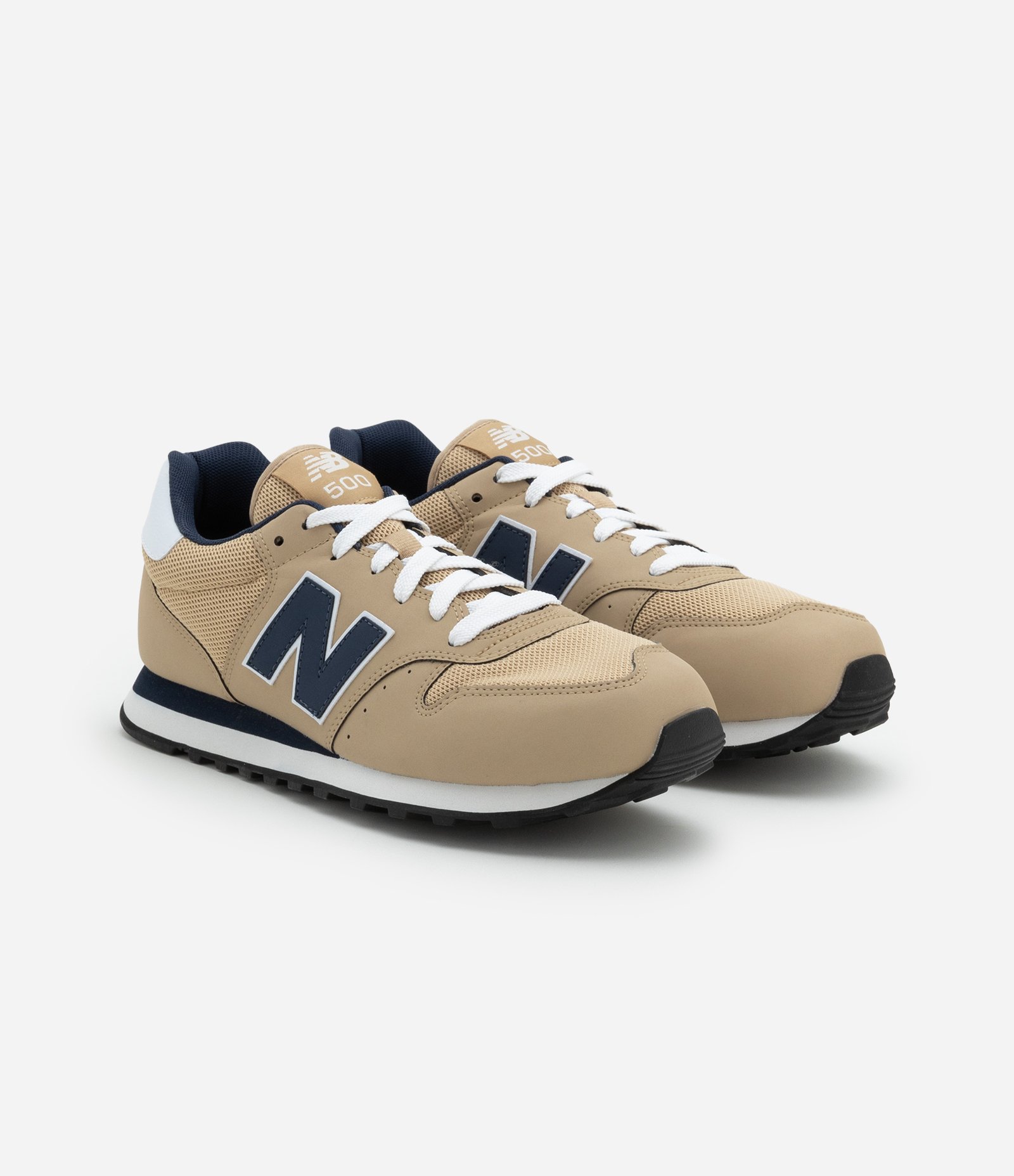 Tênis New Balance 500V2 em PU com Texturas Bege 2