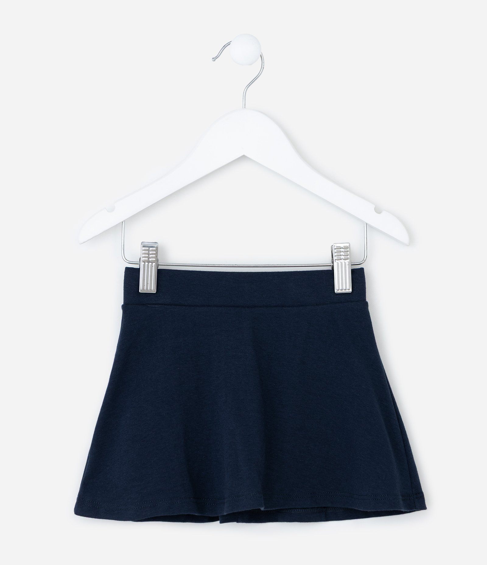 Short Saia Infantil Básico em Algodão - Tam 1 a 6 anos Azul 1