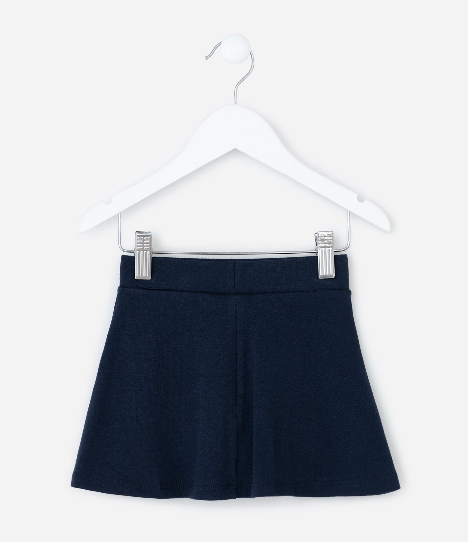 Short Saia Infantil Básico em Algodão - Tam 1 a 6 anos Azul 2