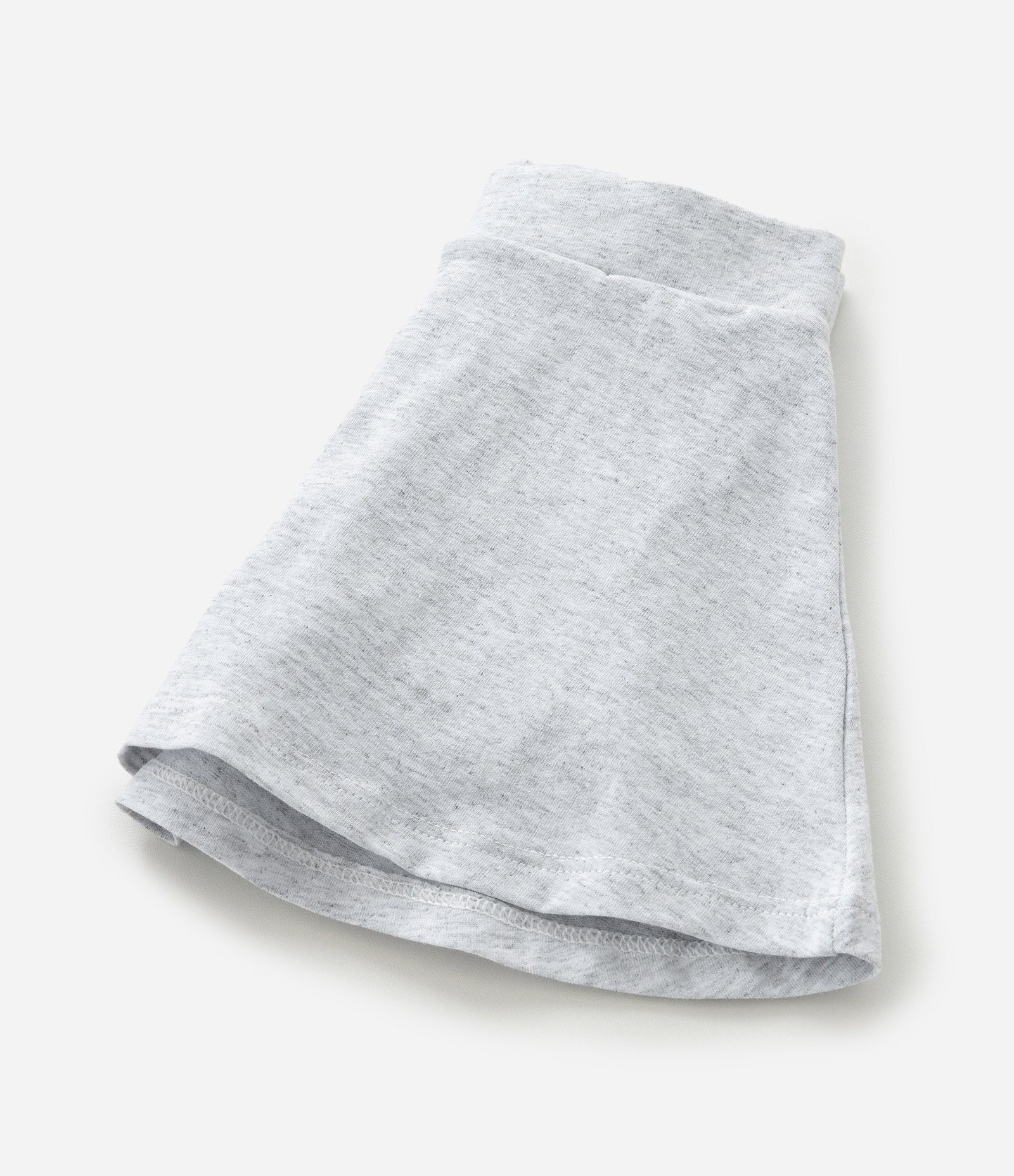 Short Saia Infantil Básico em Algodão - Tam 1 a 6 anos Branco Mescla 4