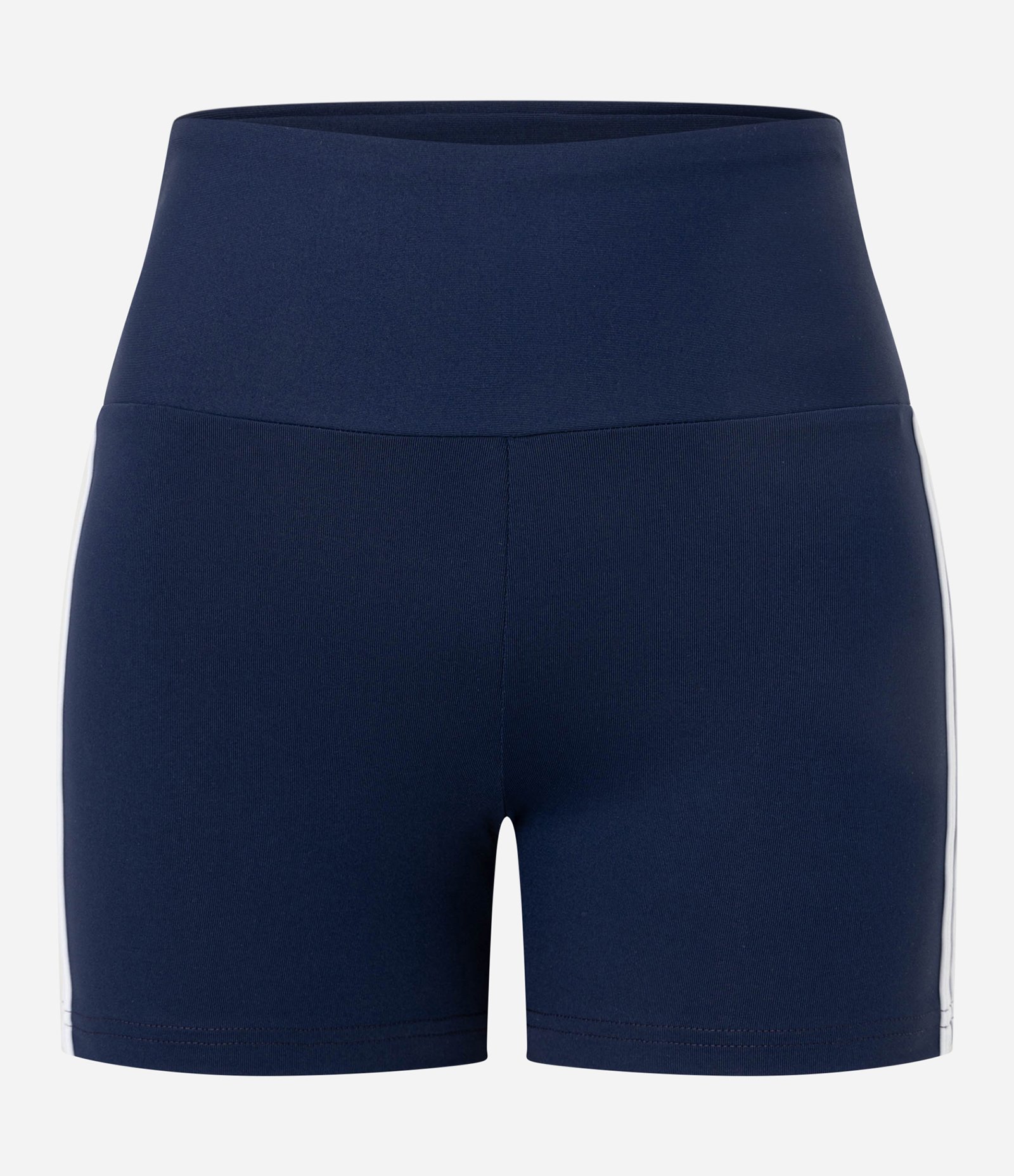 Bermuda Crossfiteira Esportiva em Microfibra com Listras Laterais Azul 5