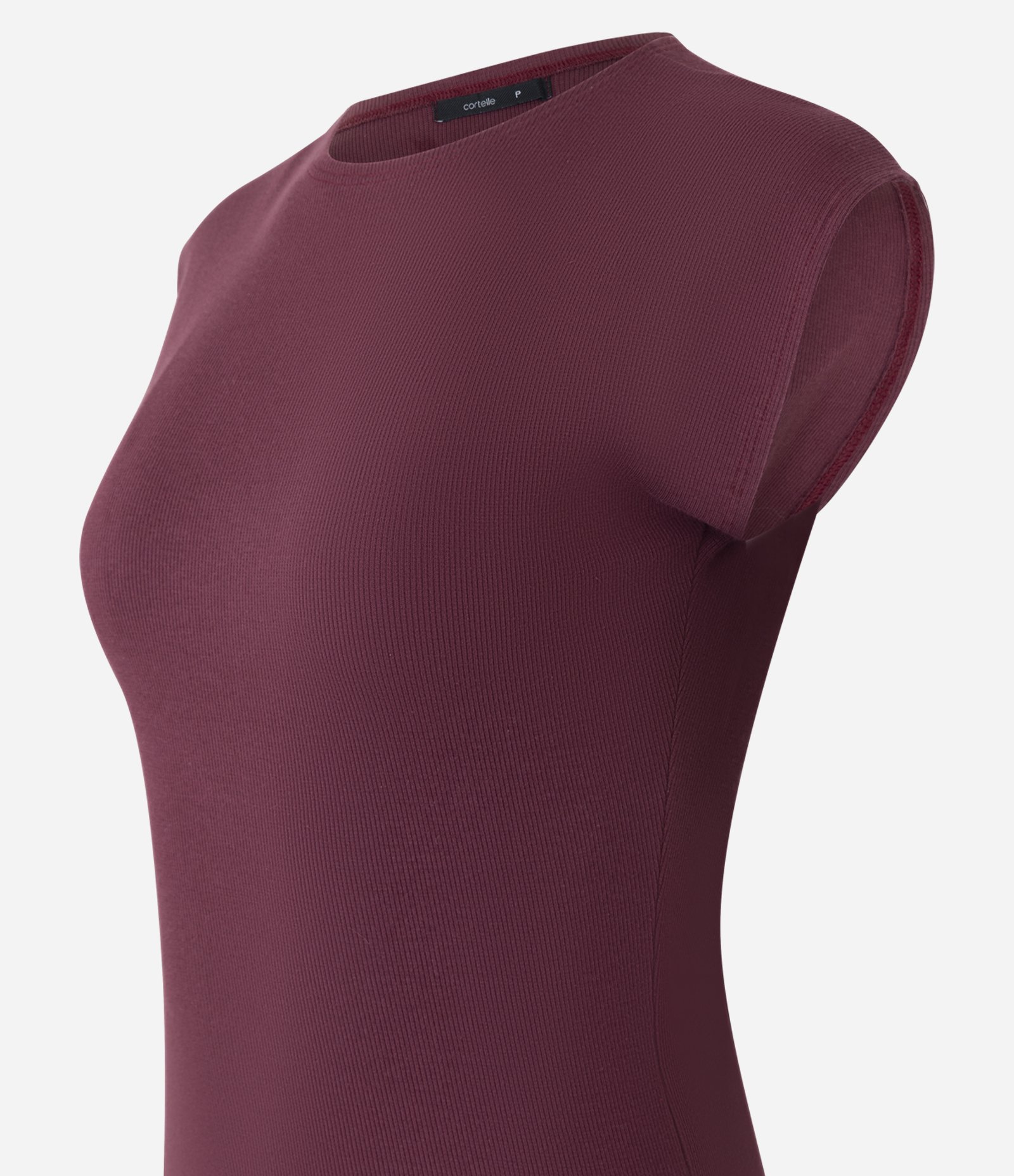 Blusa Canelada em Ribana com Manga Sem Cava 6