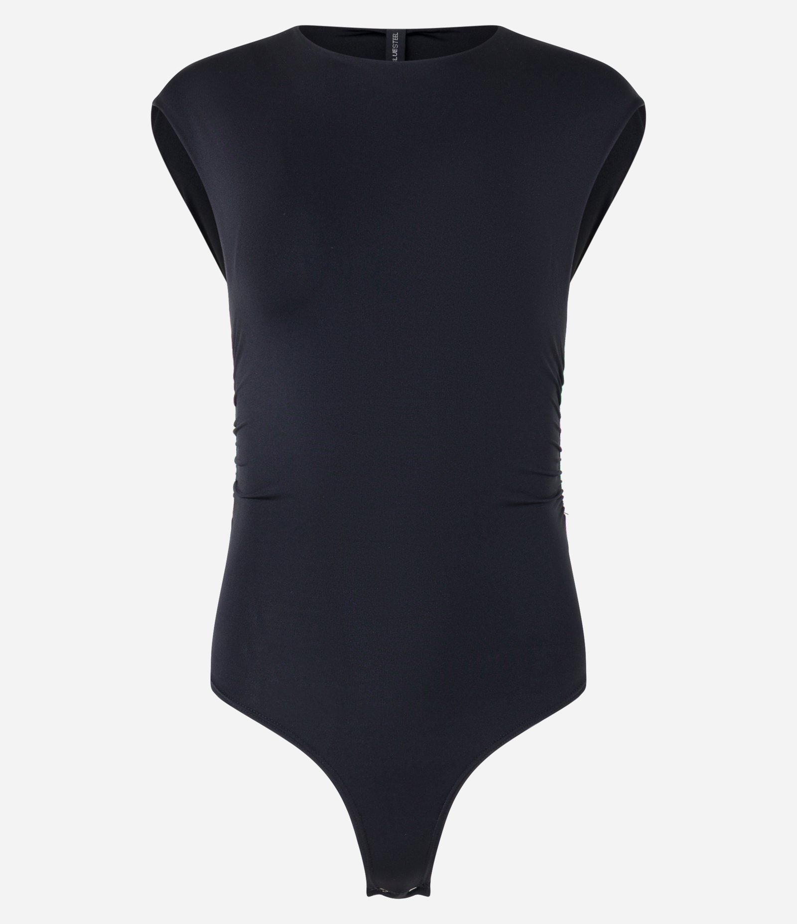 Body Básico em Microfibra com Decote Redondo Preto 4