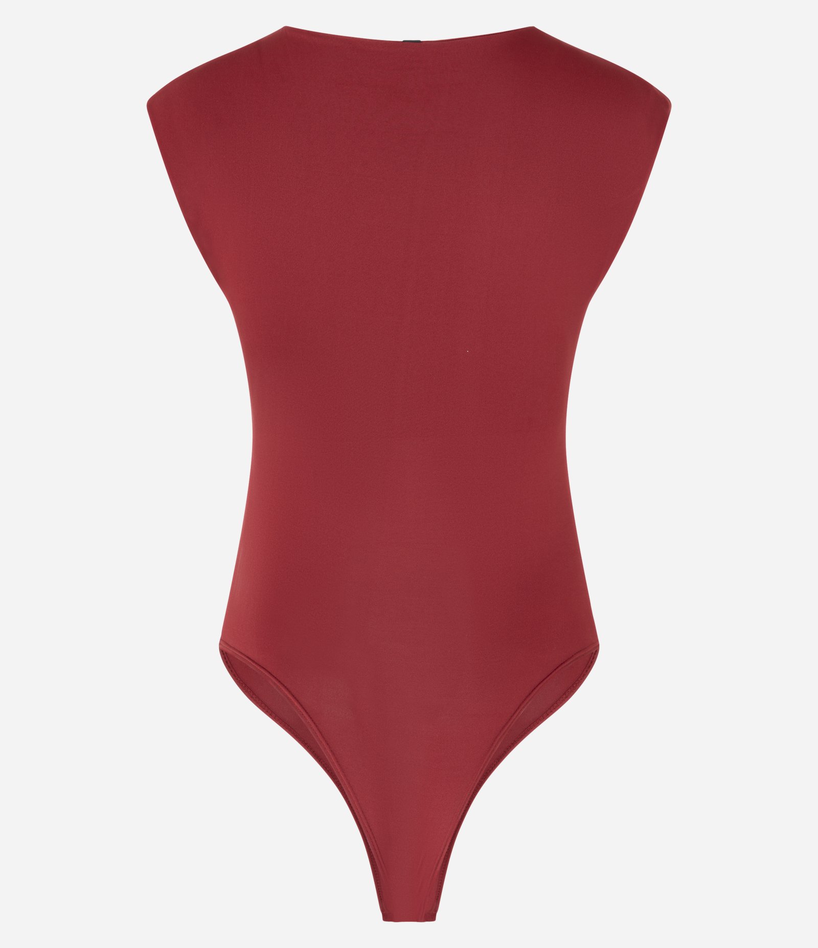 Body Básico em Microfibra com Decote Redondo Vermelho 5