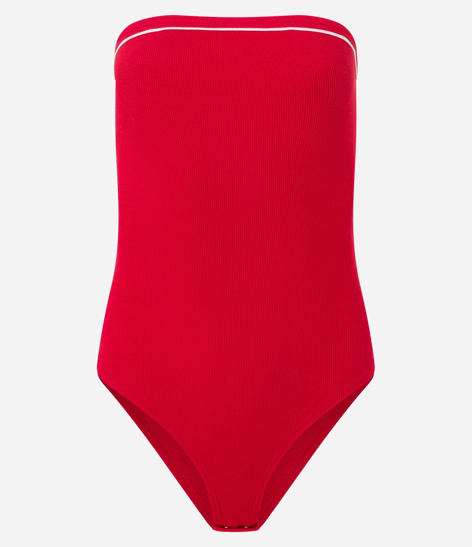 Body Tomara que Caia em Ribana com Piping Contrastante Vermelho 4