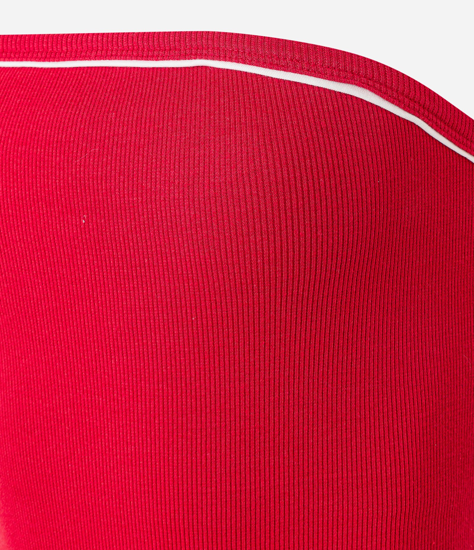 Body Tomara que Caia em Ribana com Piping Contrastante Vermelho 5