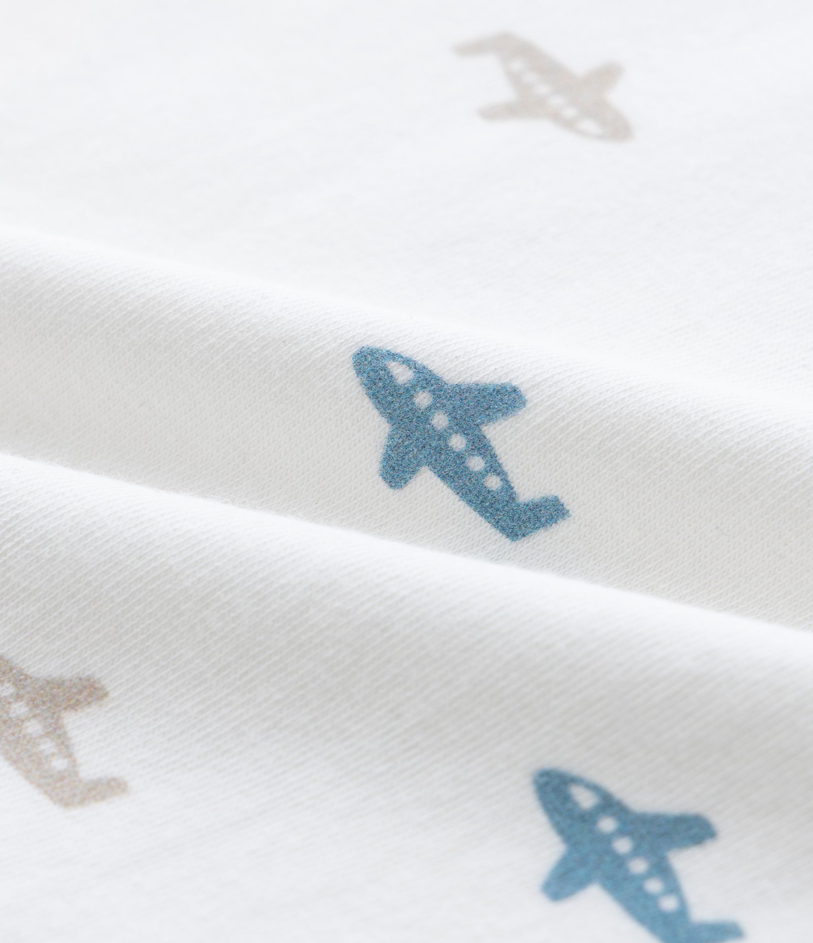 Body Infantil com Estampa de Aviões - Tam 0 a 18 meses Branco 4