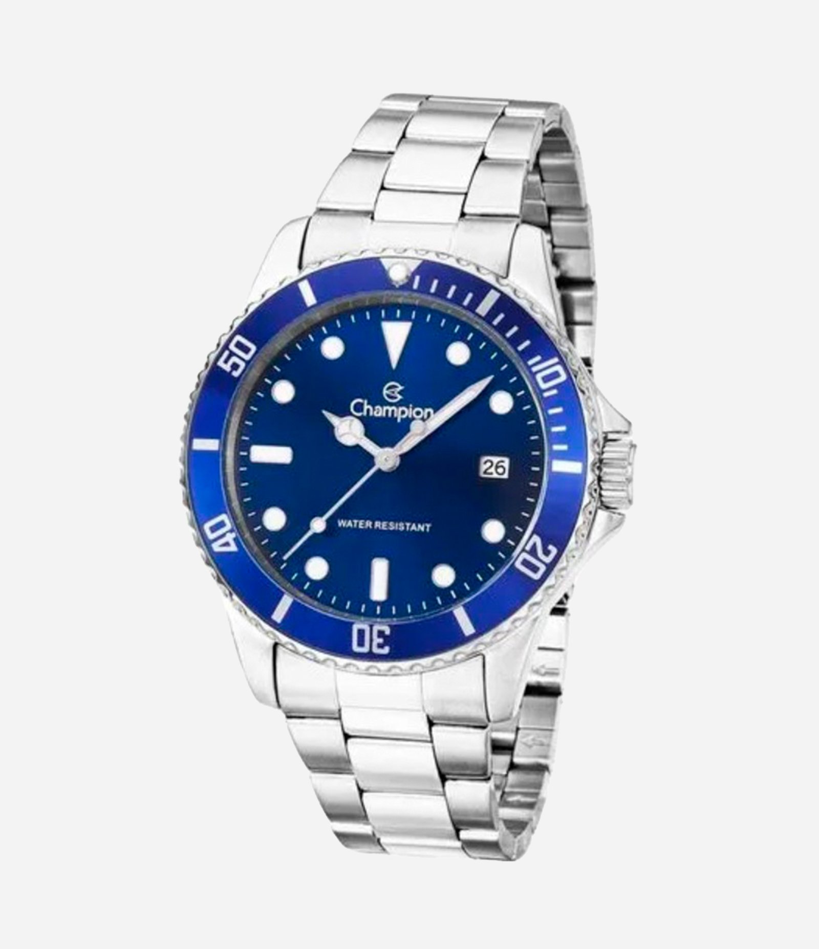 Relógio Analógico Masculino Champion Prata 1