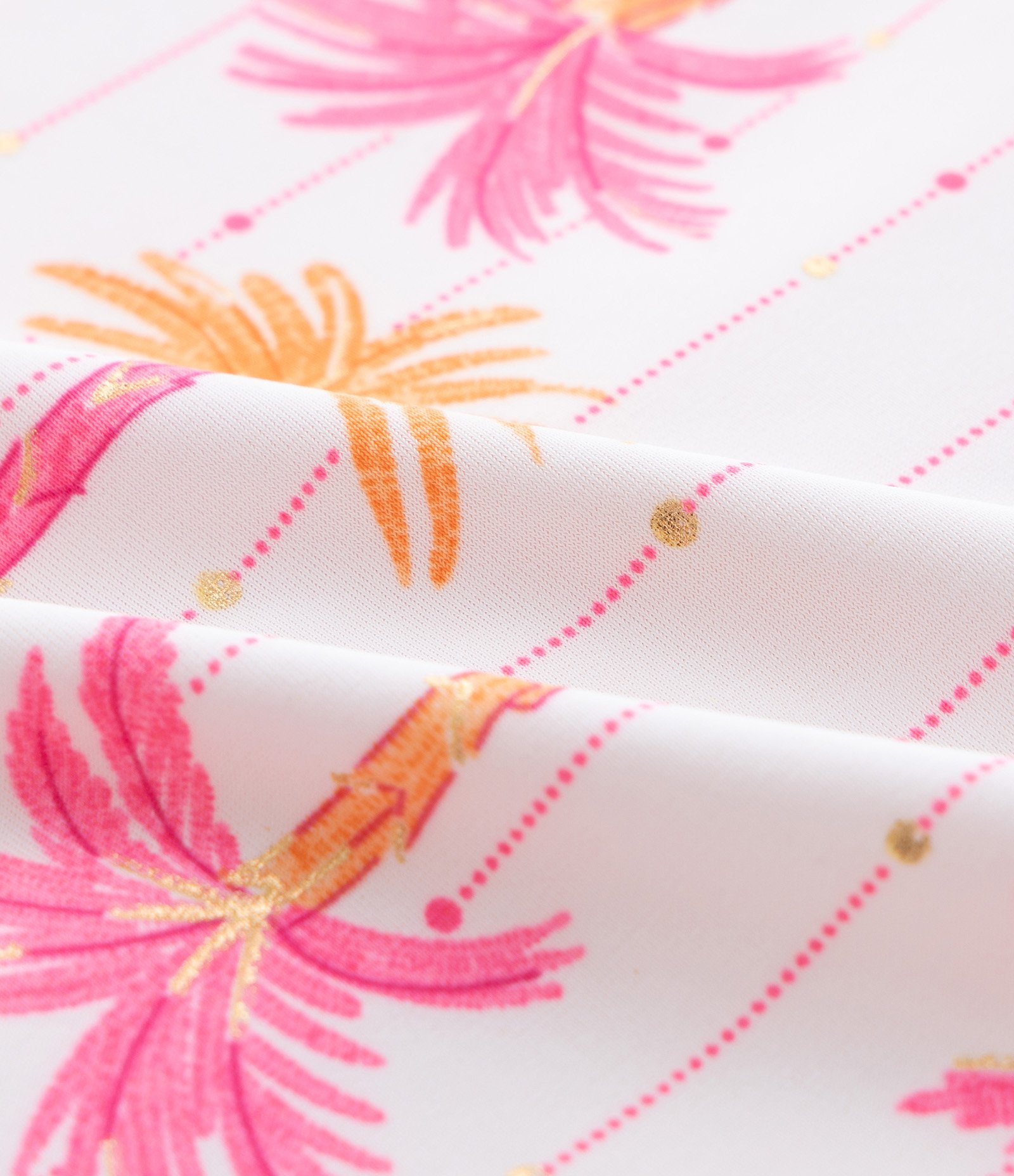 Maiô Infantil com Estampa de Coqueiros - Tam 5 a 14 Anos Branco 3