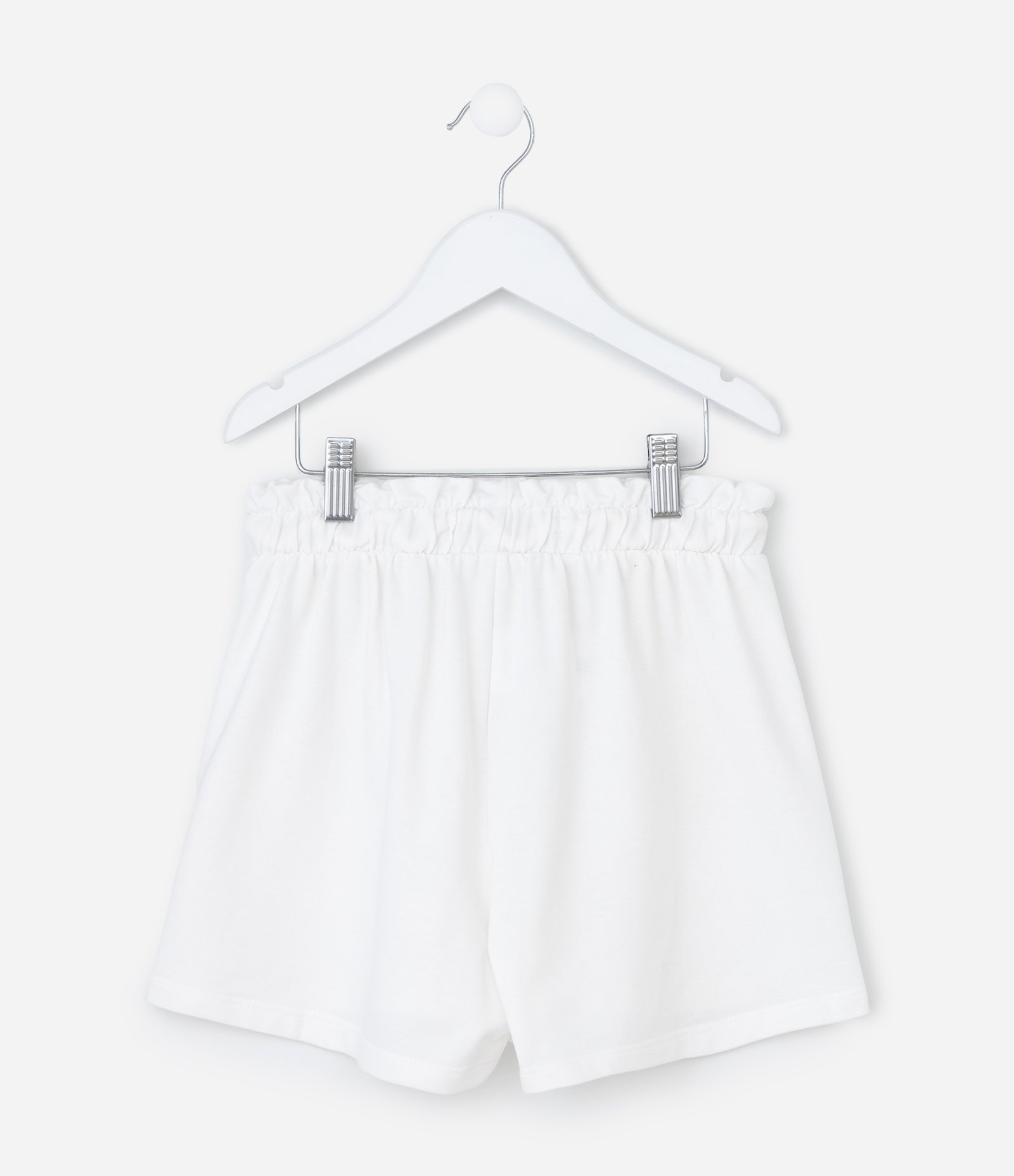Short Regular Infantil com Estampa de Ícones Sweet Doodles - Tam 5 a 14 Anos Branco 3