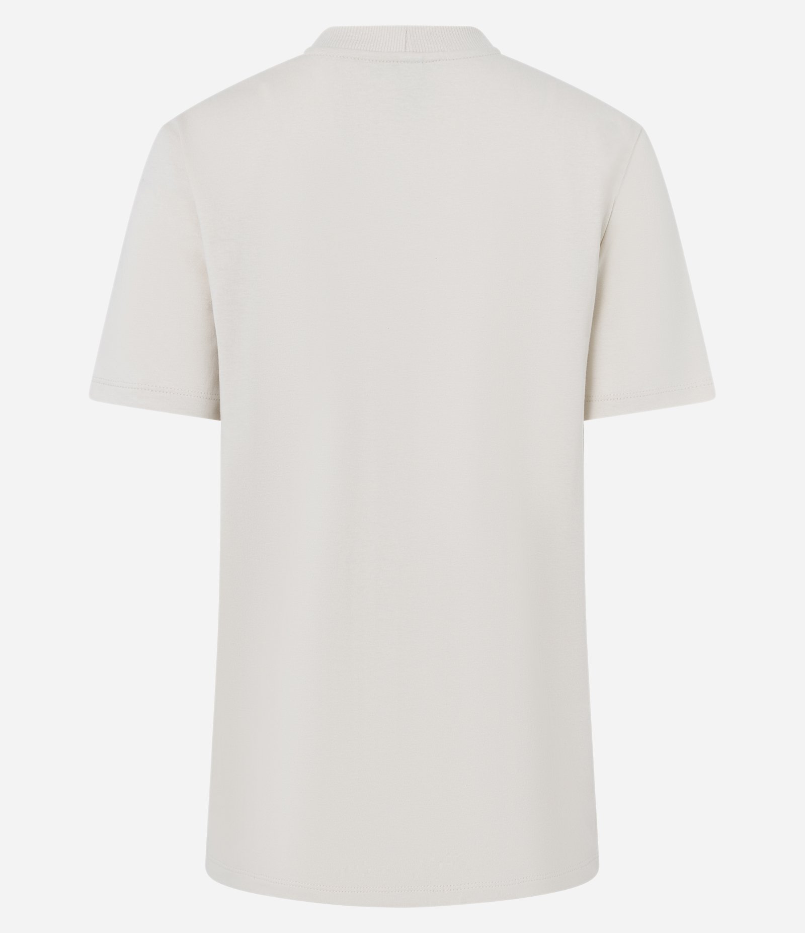 Camiseta Alongada em Algodão com Estampa Floral Bege 2