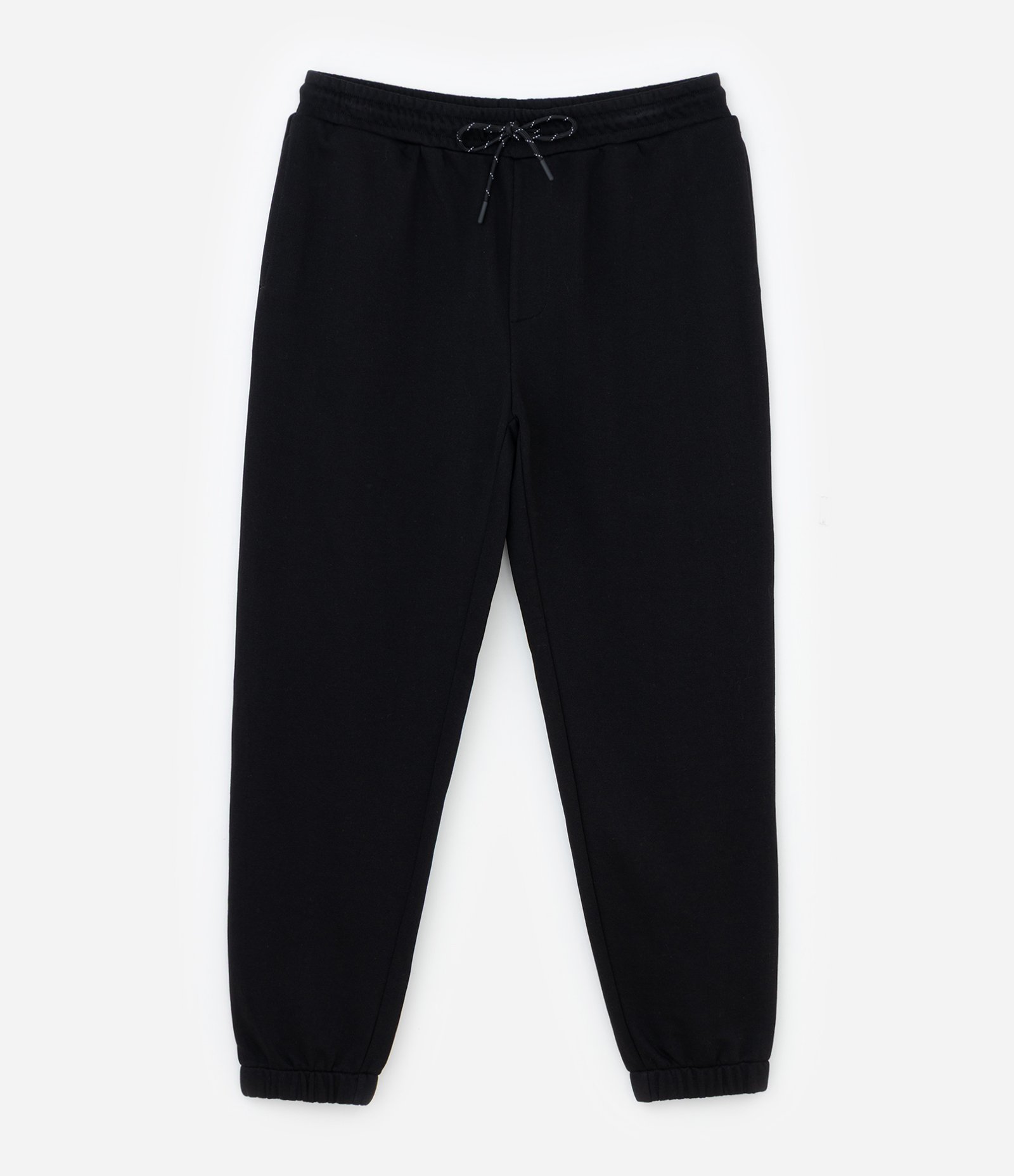 Calça Jogger em Moletom com Cós Elástico e Cordão Preto 5