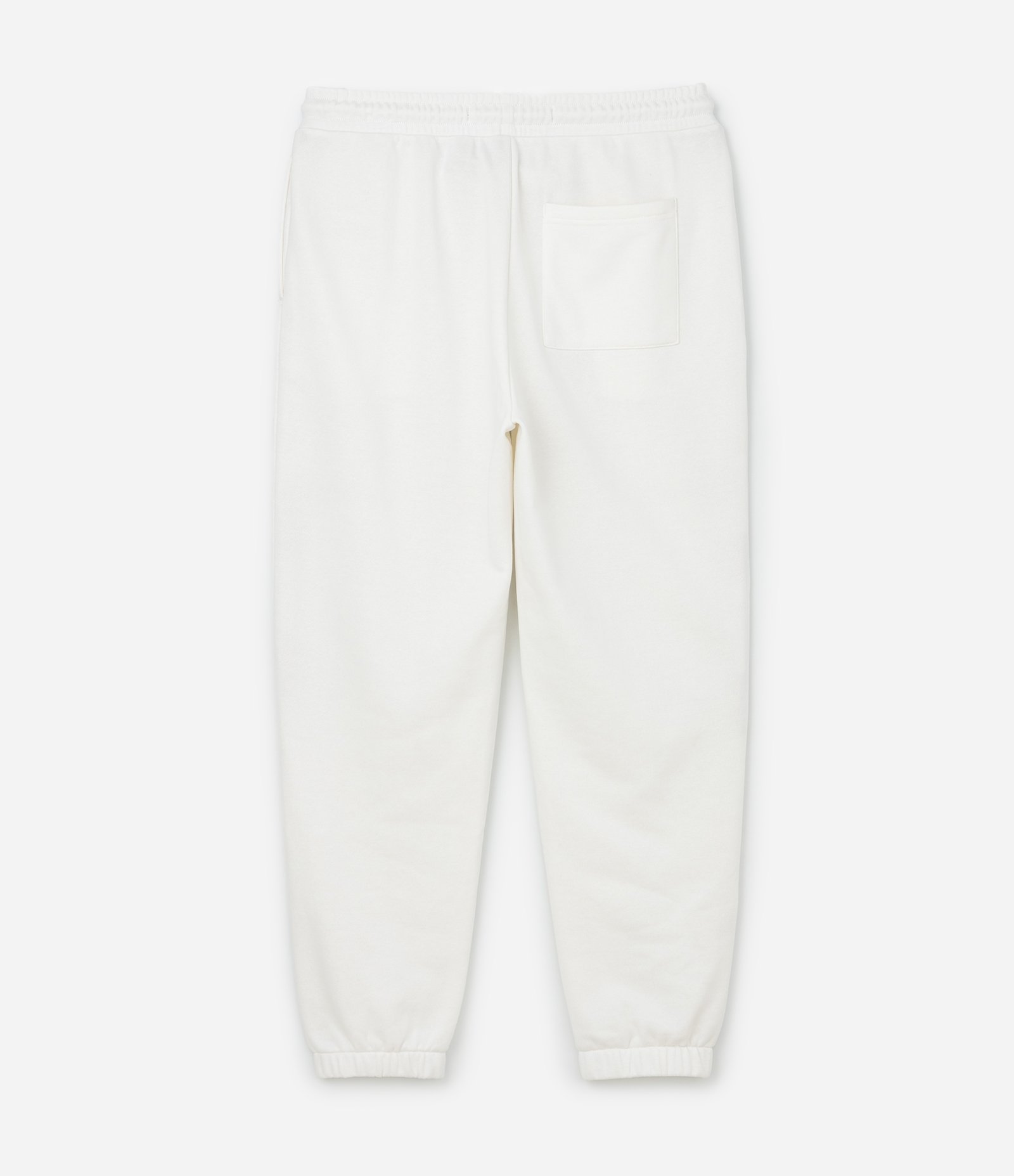 Calça Jogger em Moletom com Cós Elástico e Cordão Branco 6