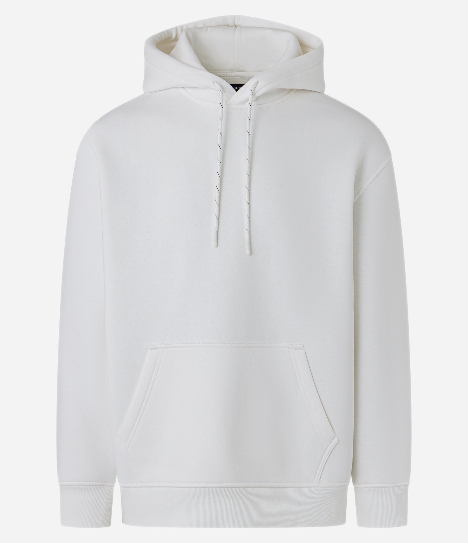 Casaco Relaxed Moletom com Felpa Liso Básico Branco 4