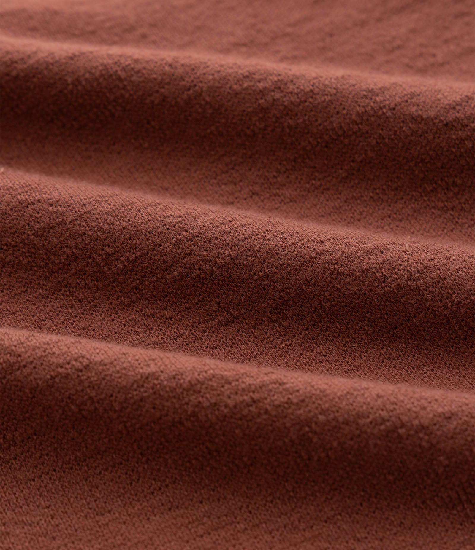 Camiseta Regular em Algodão com Estampa Bordada de Folhagem Marrom 4