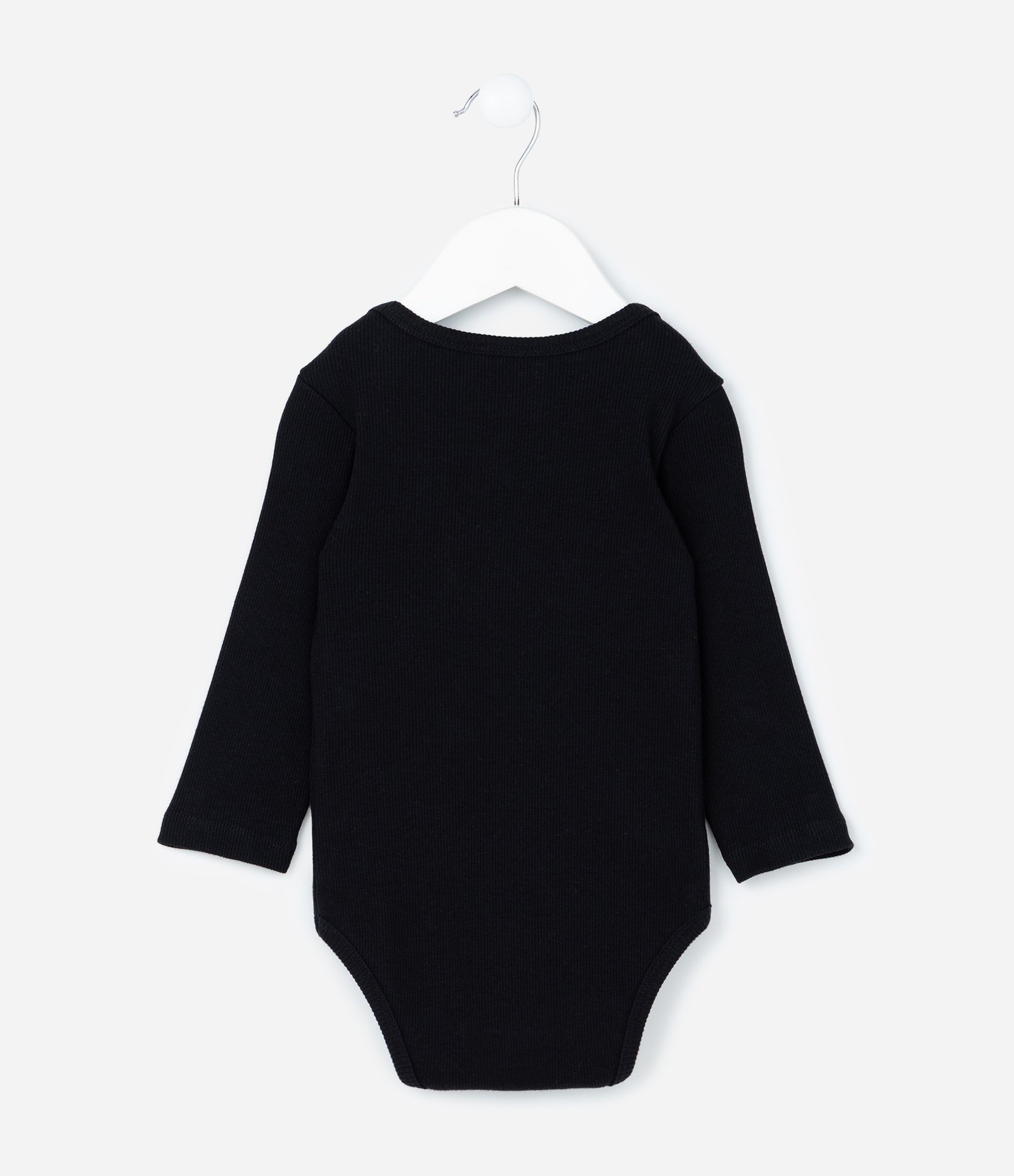 Body Infantil em Ribana Básico - Tam RN a 18 meses Preto 3