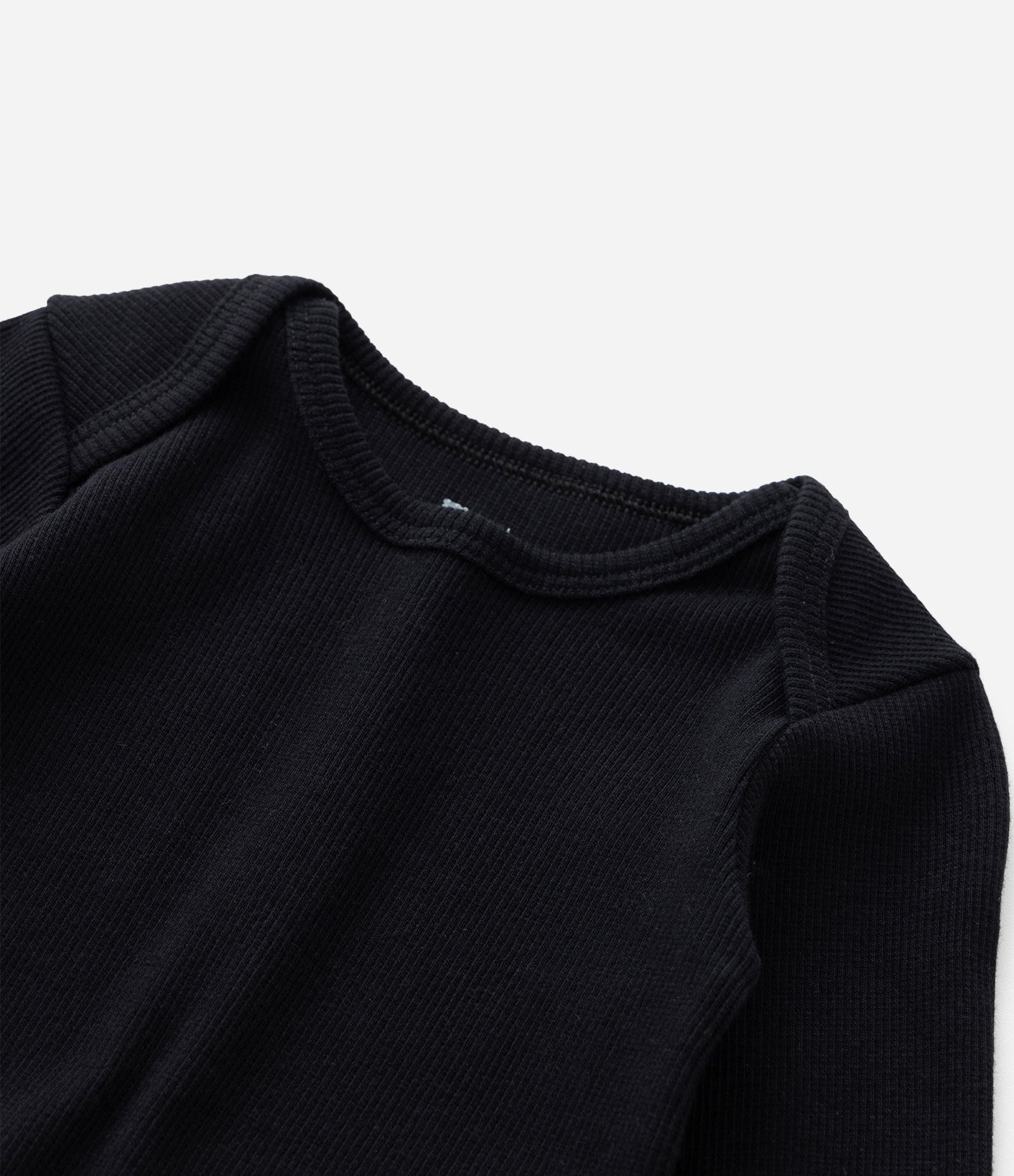 Body Infantil em Ribana Básico - Tam RN a 18 meses Preto 7