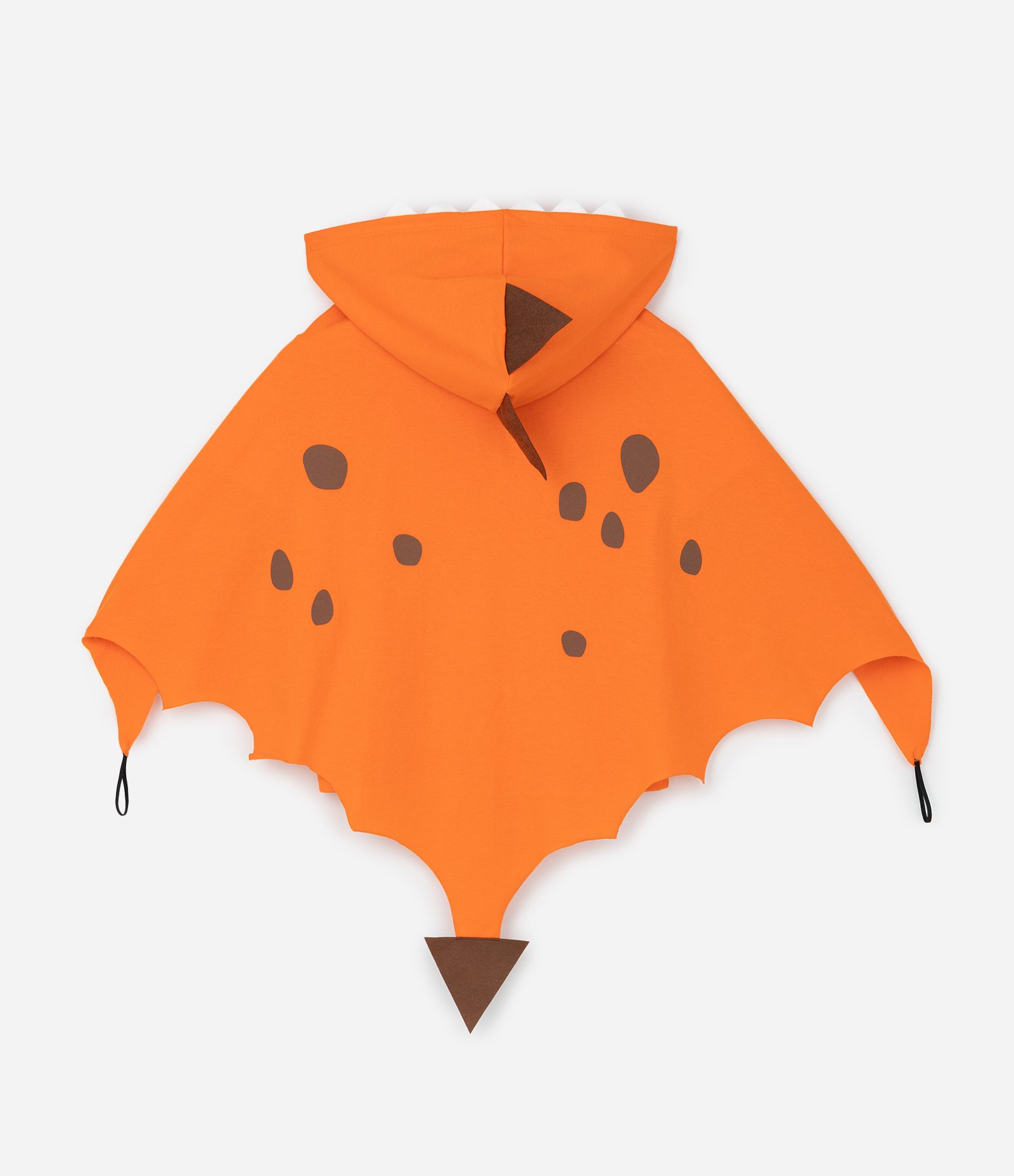 Camiseta Infantil com Estampa de Dragão e Capa - Tam 1 a 6 Anos Laranja 3