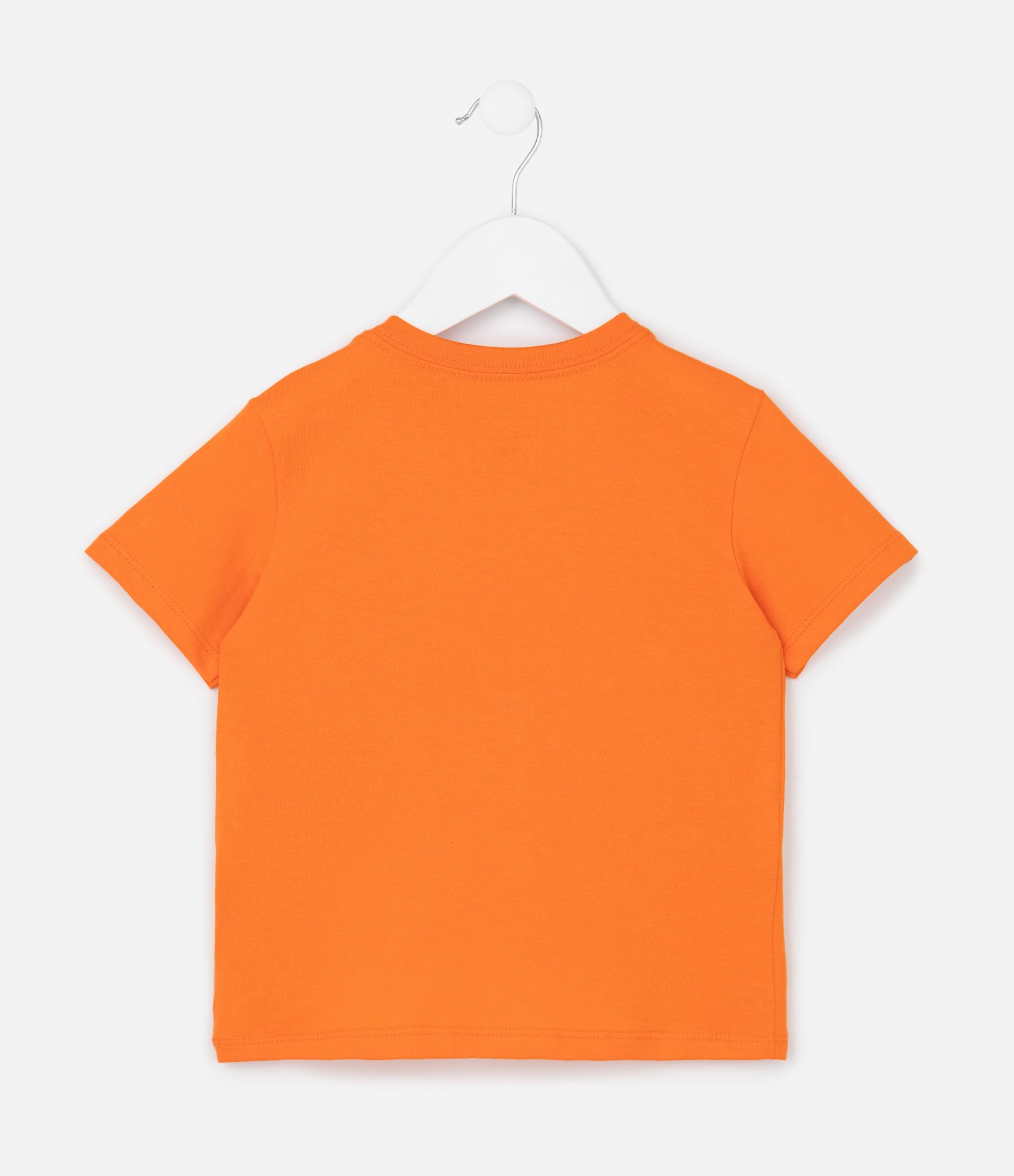 Camiseta Infantil com Estampa de Dragão e Capa - Tam 1 a 6 Anos Laranja 5