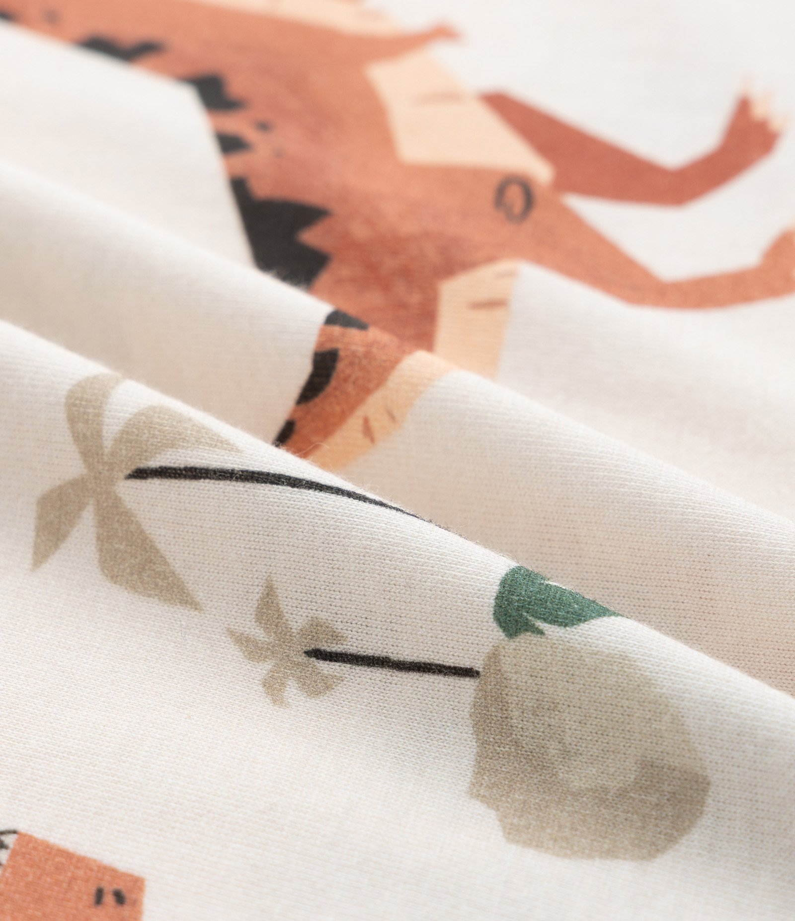 Regata Infantil com Estampa de Dinossauros - Tam 1 a 5/6 Anos Bege 4