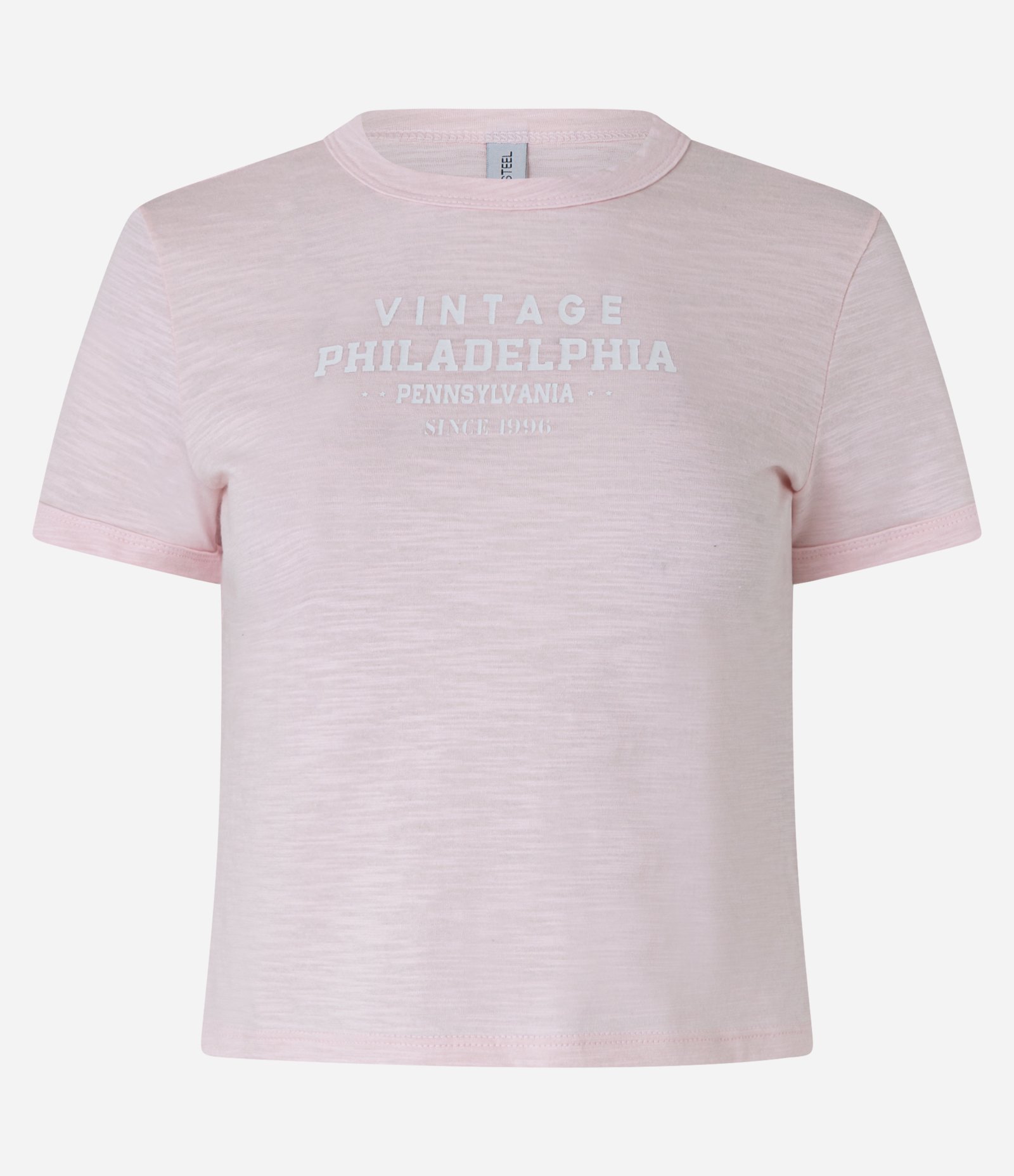 Blusa New T-Shirt em Algodão com Estampa Los Angeles Rosa 6